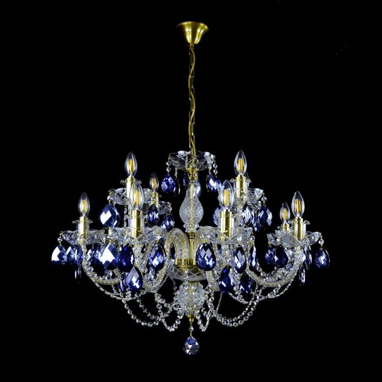 Ocean Crystal Chandelier Fixture