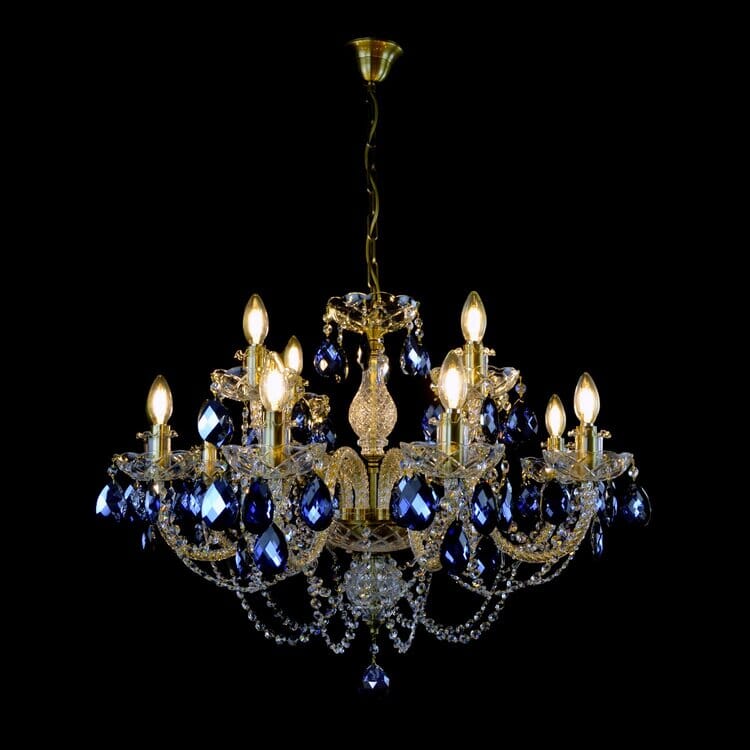 Ocean Crystal Chandelier Fixture