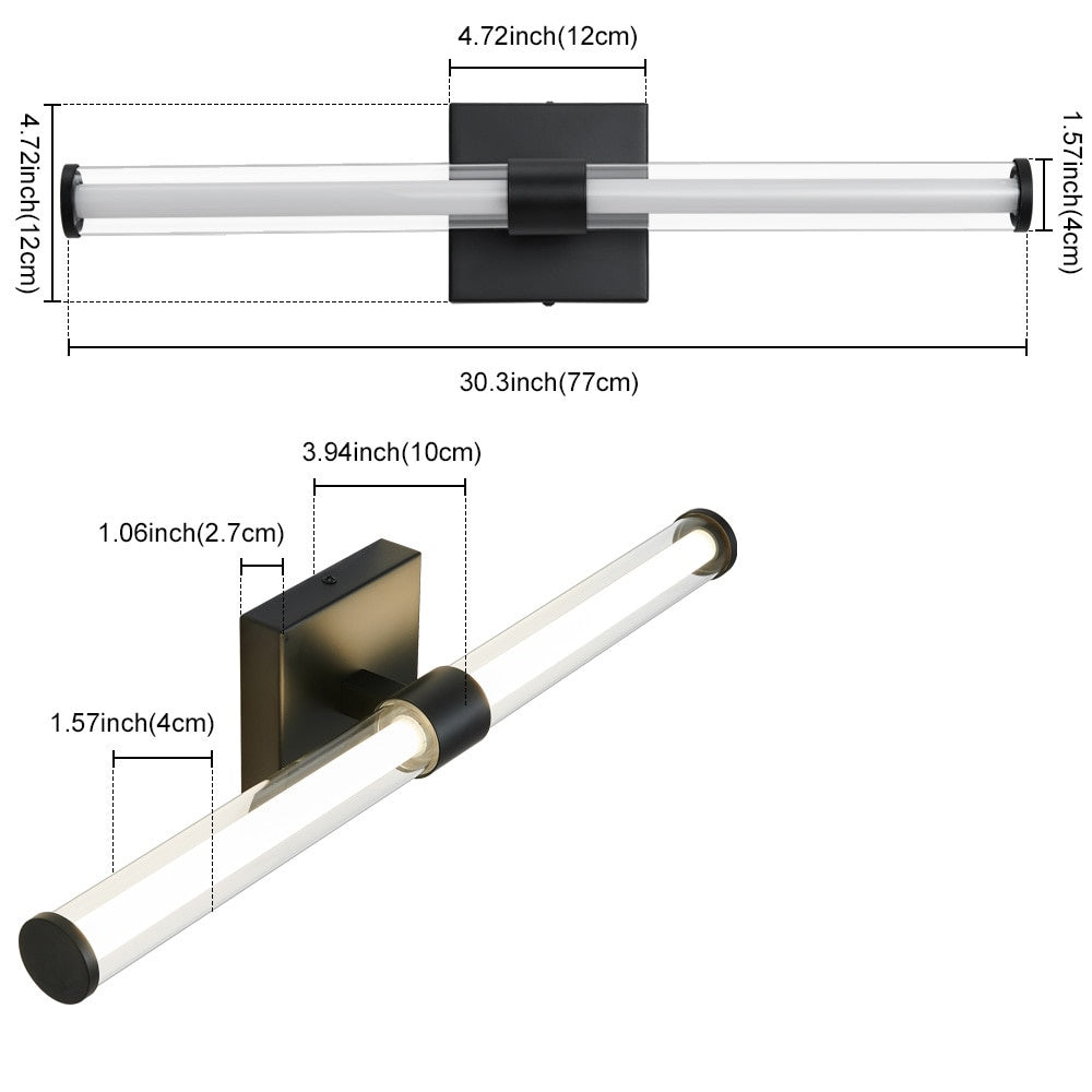 Two-Bulb LED Wall/Vanity Sconce