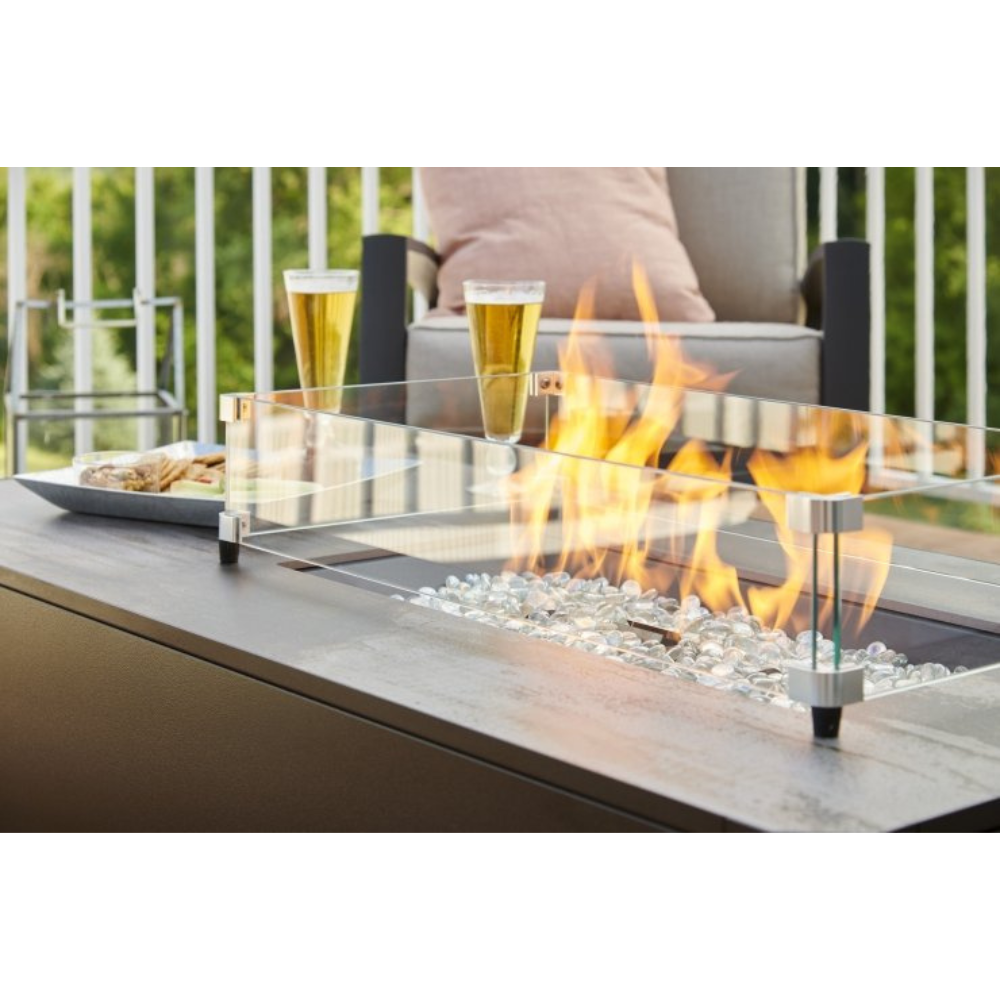 The Outdoor Greatroom Company Kinney Rectangular Gas Fire Pit Table (KN-1224)