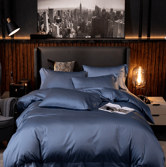 Lakibia Silky Soft Egyptian Cotton Bedding Set - Nordic Side - architecture, arcitecture, art, artist, contemporaryart, decor, decoration, design, designer, designinspiration, edison, grey, h