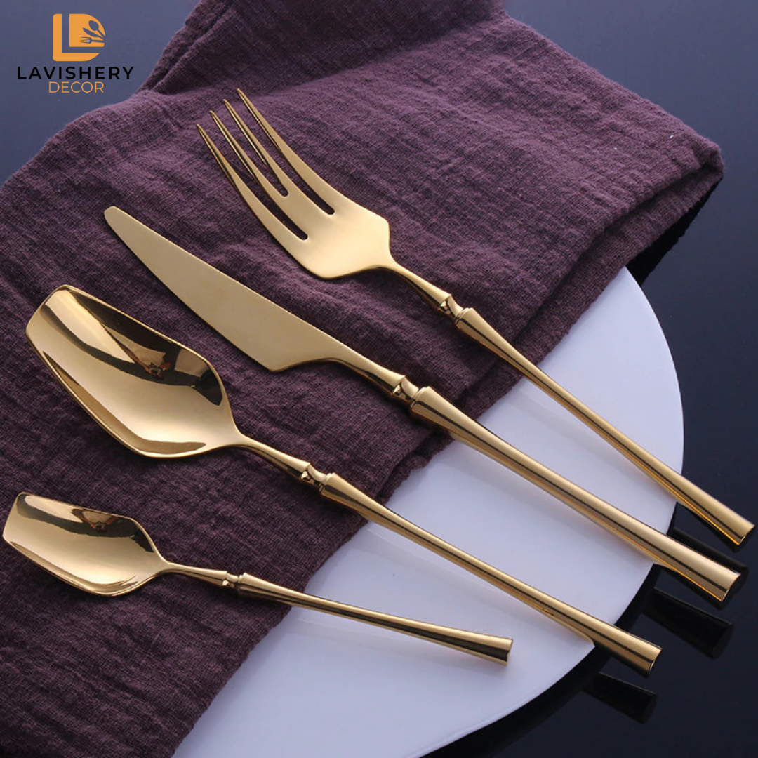 Royalin Elegant Stainless Steel Flatware Set