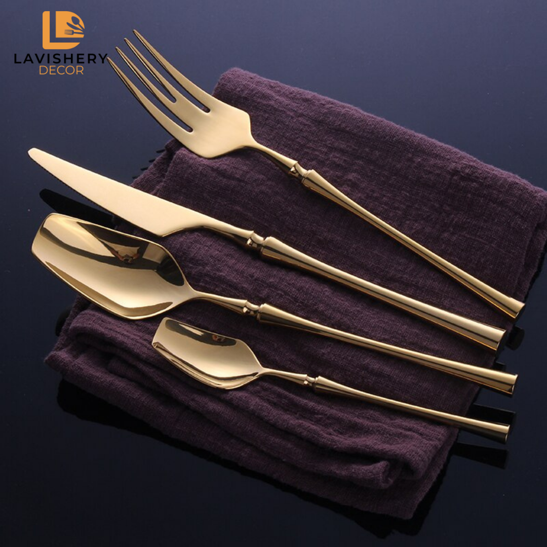 Royalin Elegant Stainless Steel Flatware Set