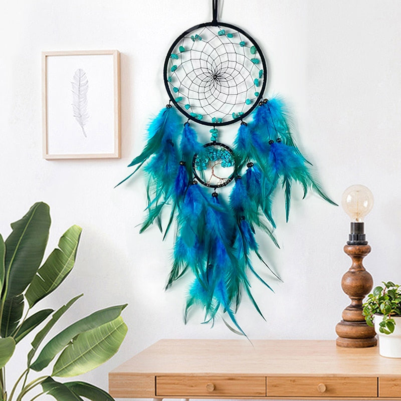 Tree Feather Wall Hanging