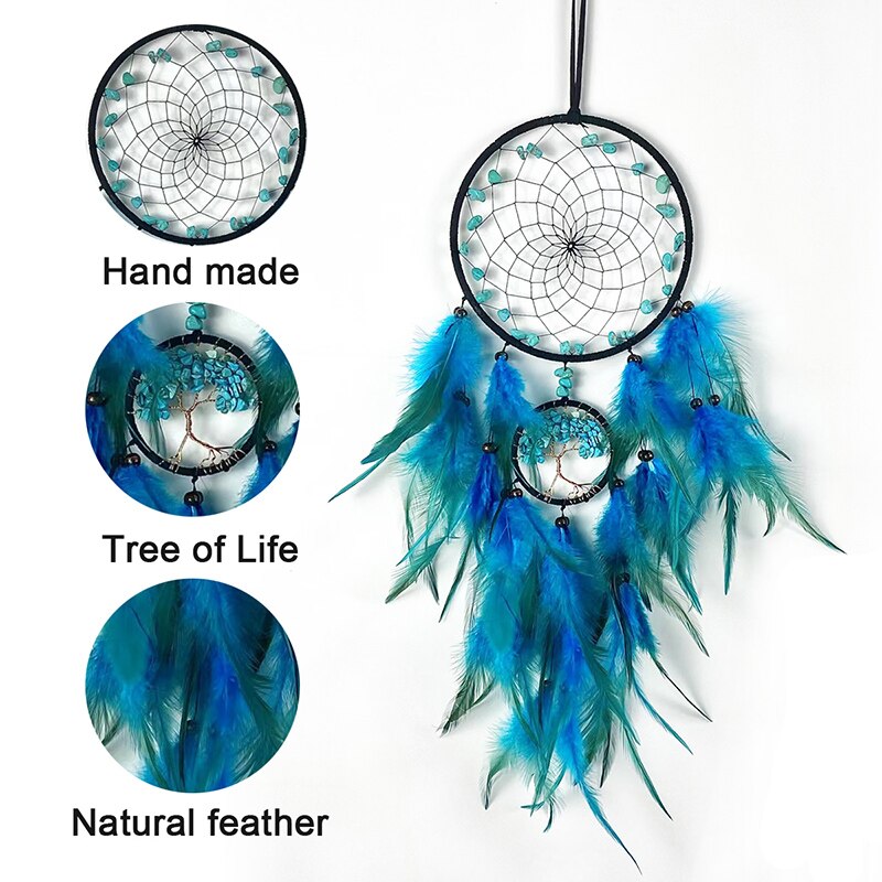 Tree Feather Wall Hanging