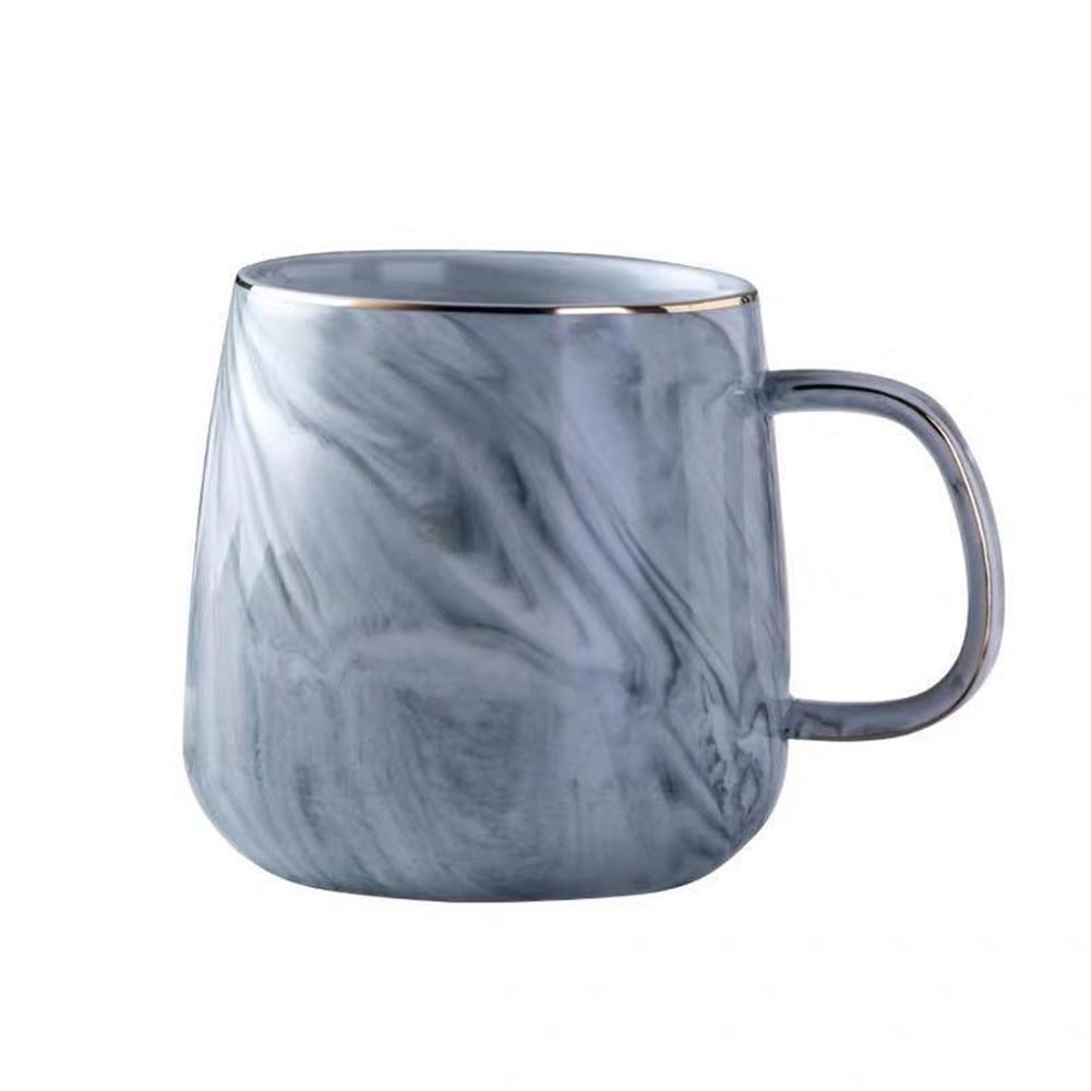 Luxury Marble Pattern Ceramic Mug - Nordic Side - 