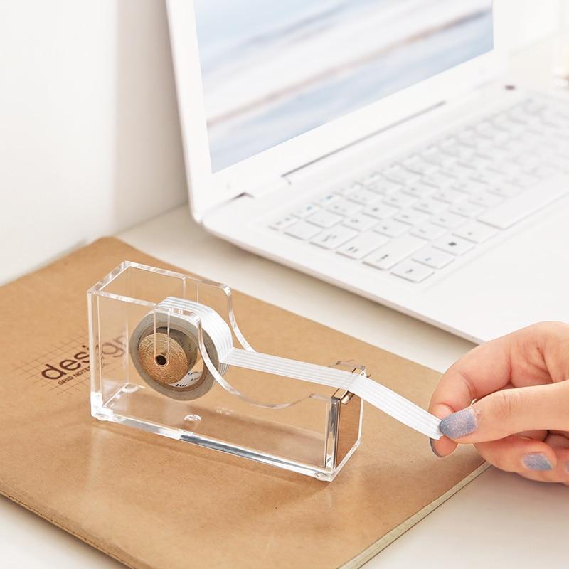 Rose Gold Acrylic Tape Dispenser - Nordic Side - not-hanger