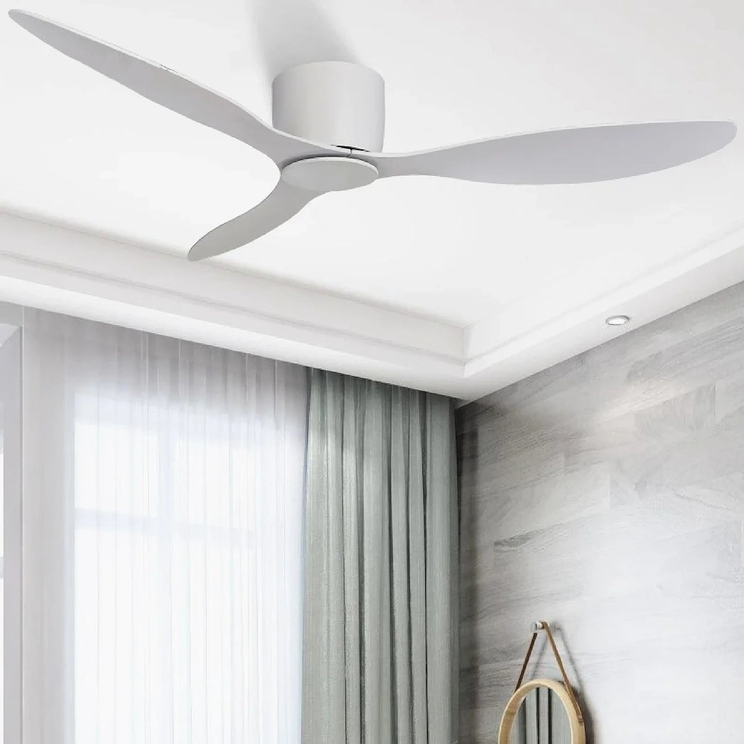 Aspe | Modern Led Wooden Ceiling Fan with Remote Control