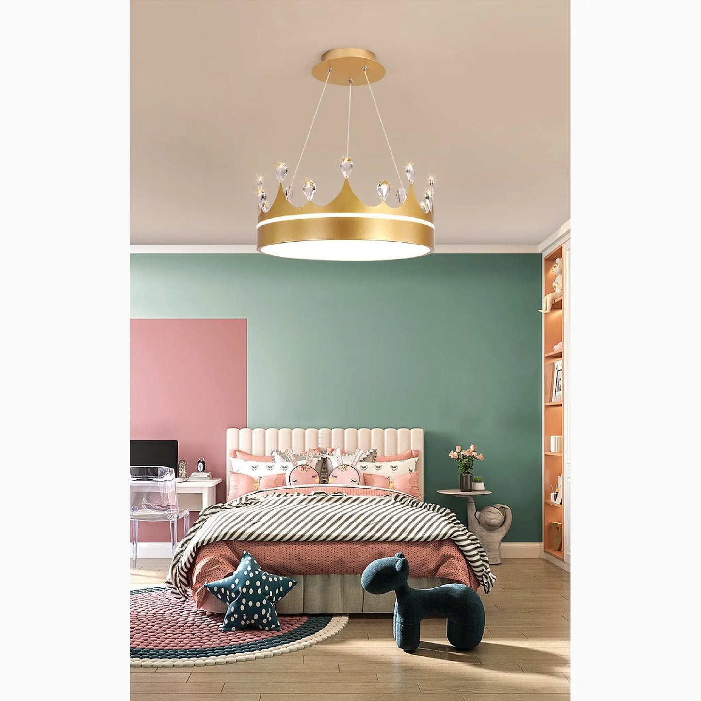 Baiano | Modern Drum LED Pendant Lights for Kids Room