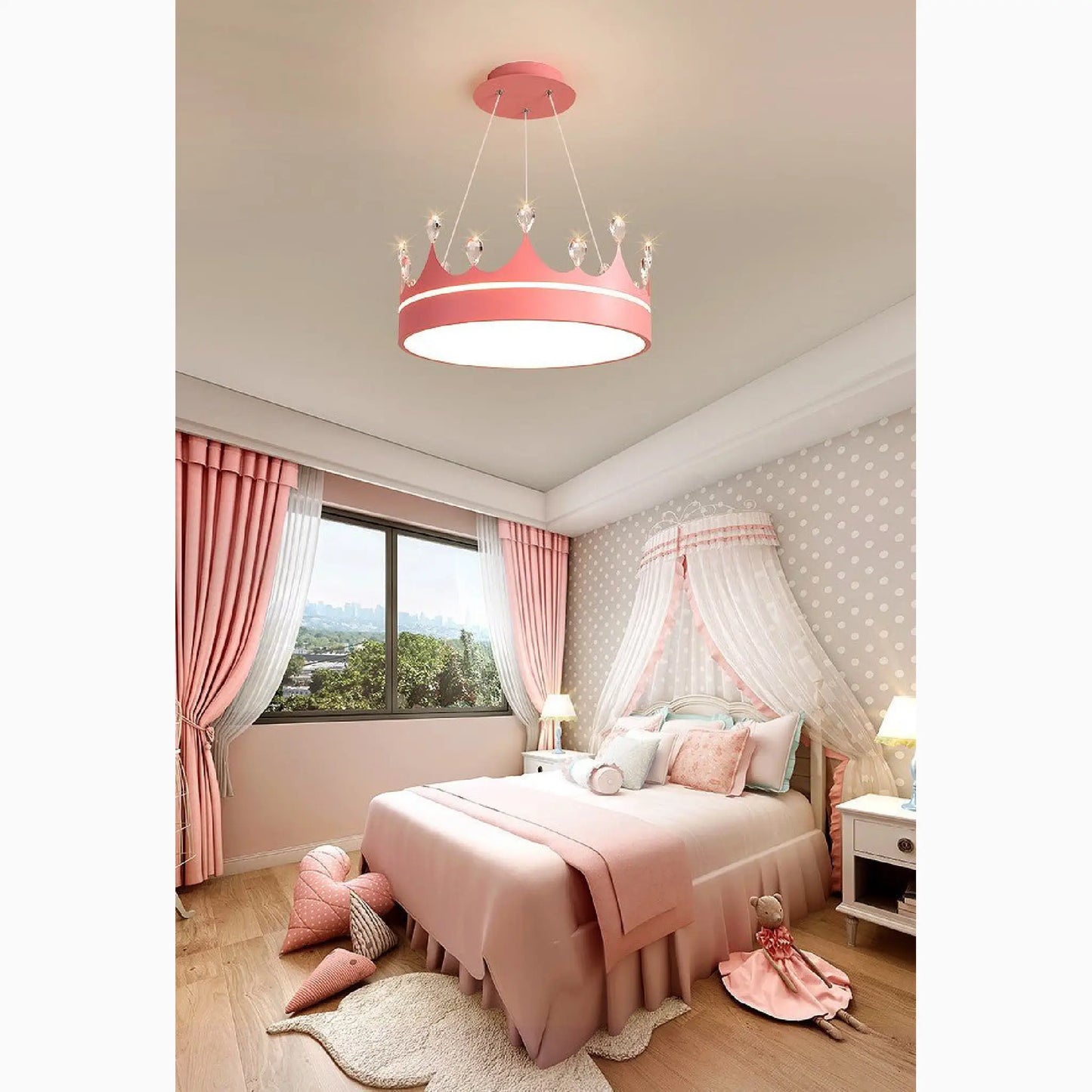 Baiano | Modern Drum LED Pendant Lights for Kids Room