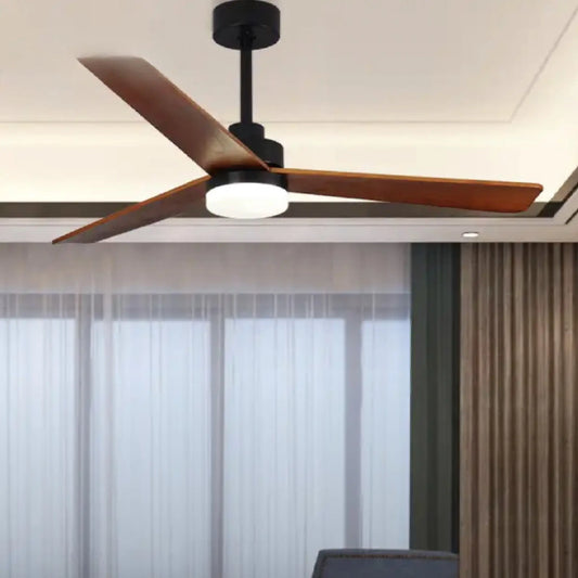 Barasso | 60" Modern Wooden Ceiling Fan with Remote Control