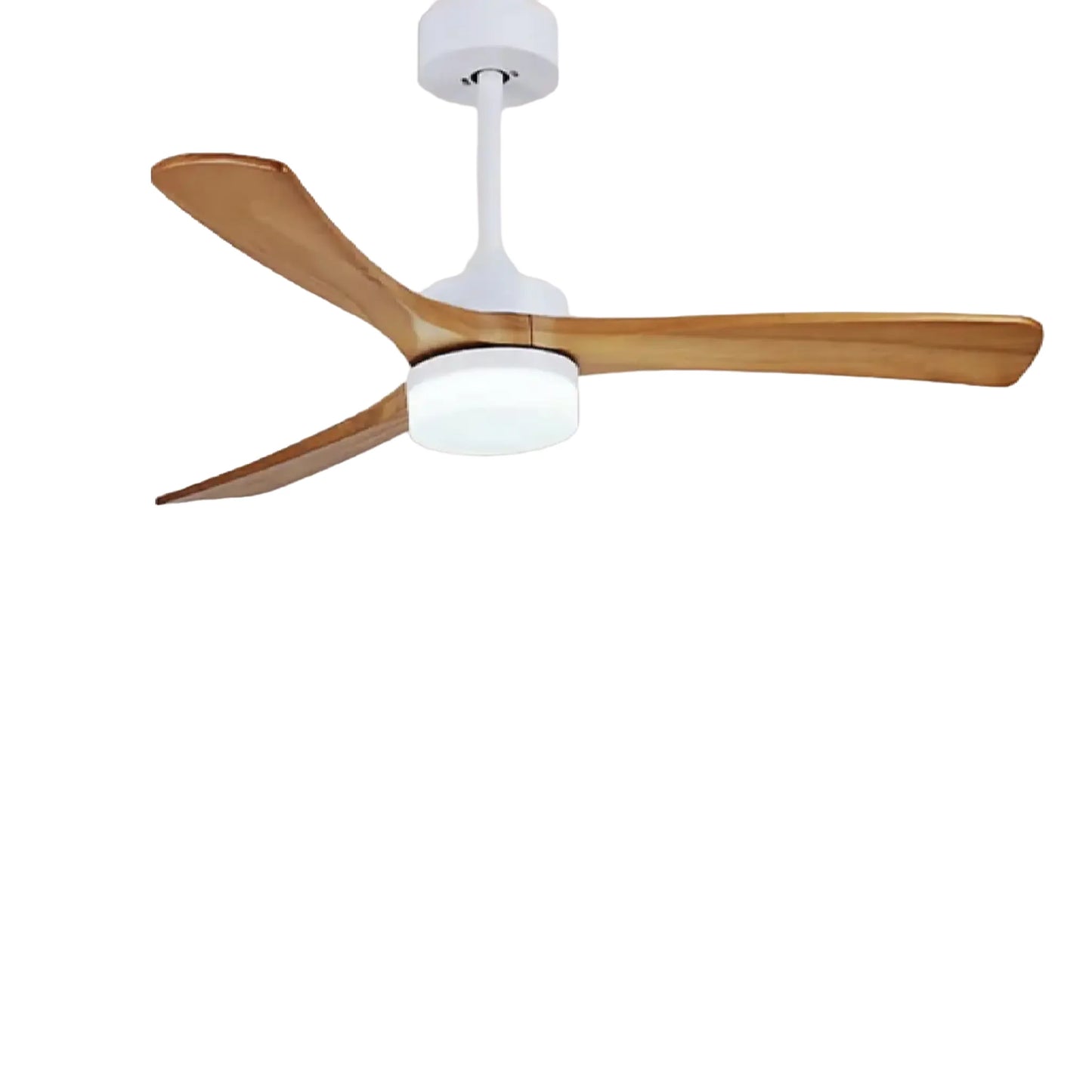 Barga | 60" European Styled Ceiling Fan with Lamp, Solid Wood and Remote Control