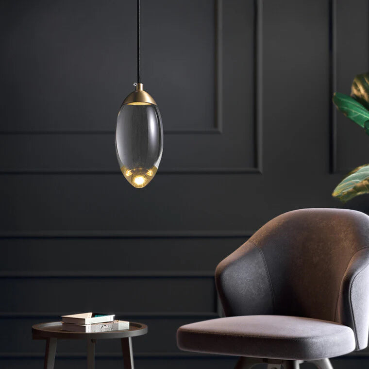 Bagnolo di Po | Copper Crystal Pendant Light in the Shape of Balls