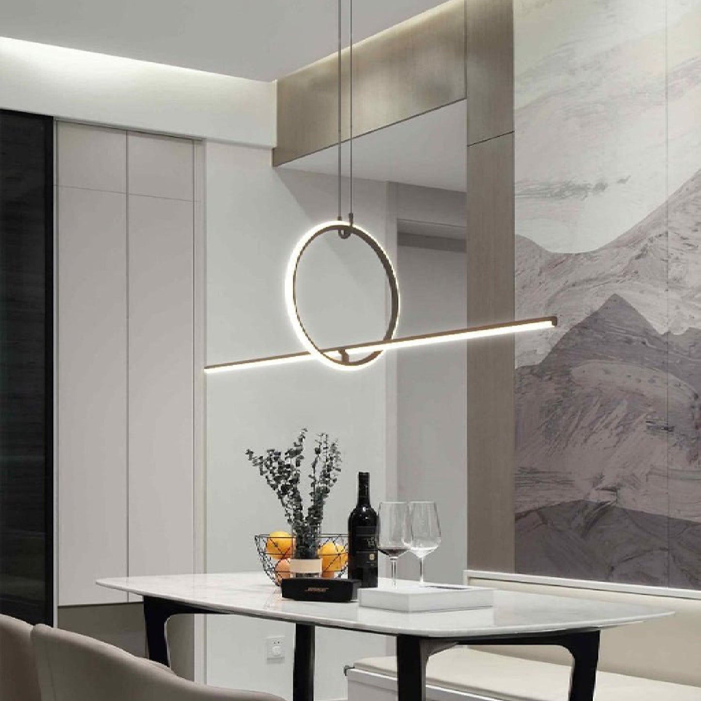 Berthemont-les-Bains | Art Geometric-Shaped Pendant Lamp