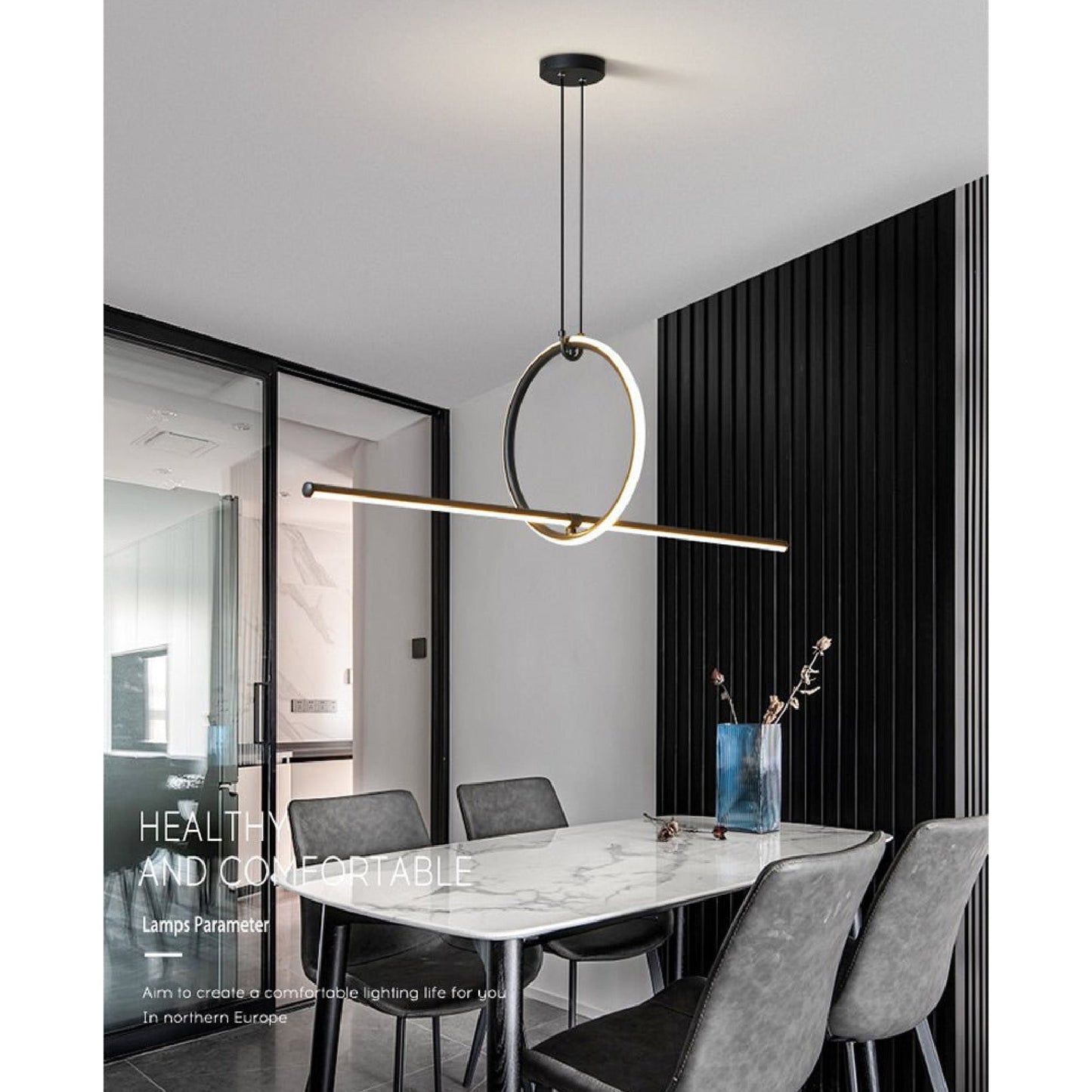 Berthemont-les-Bains | Art Geometric-Shaped Pendant Lamp