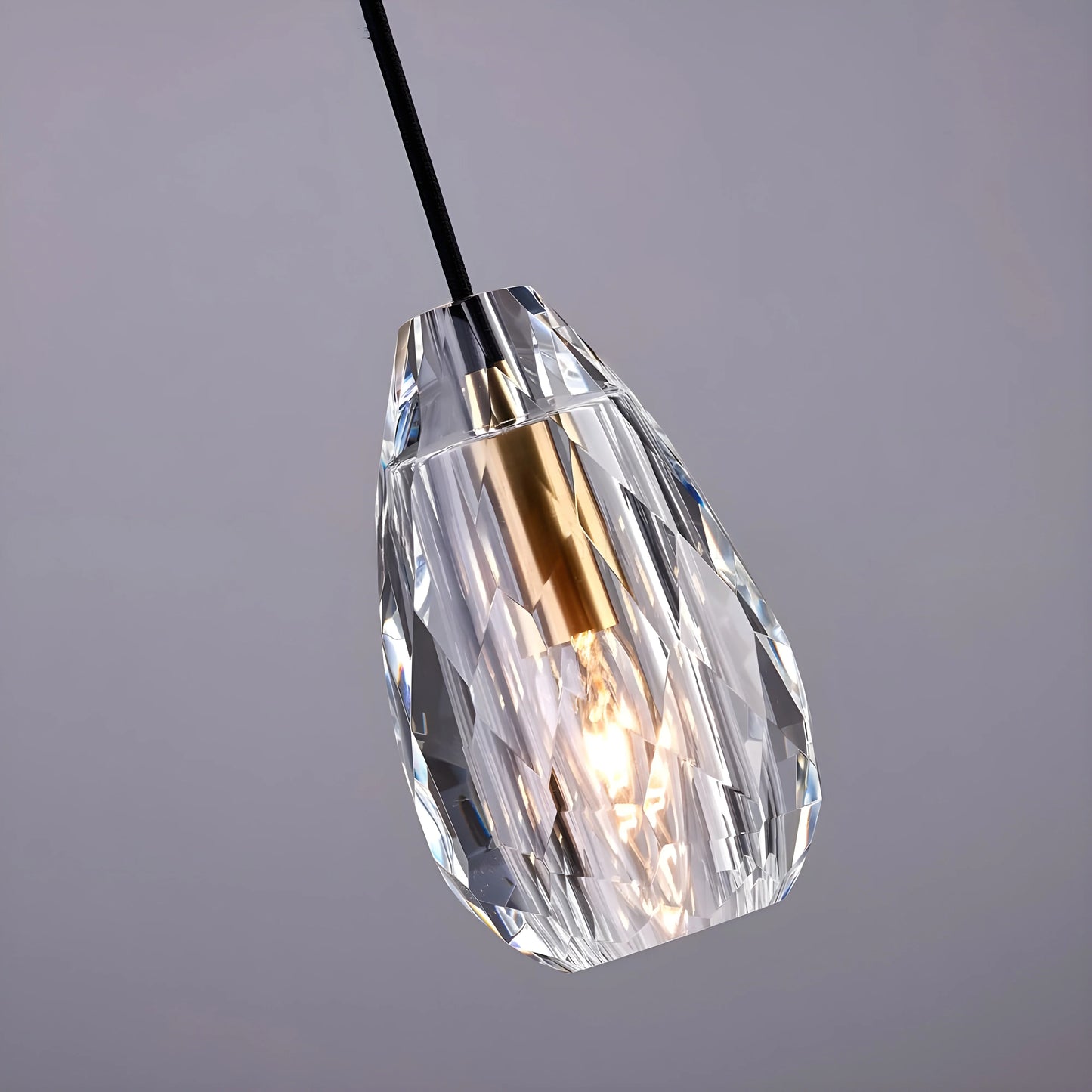 Boissano | Luxury Diamond Crystal Pendant Light for Bedroom