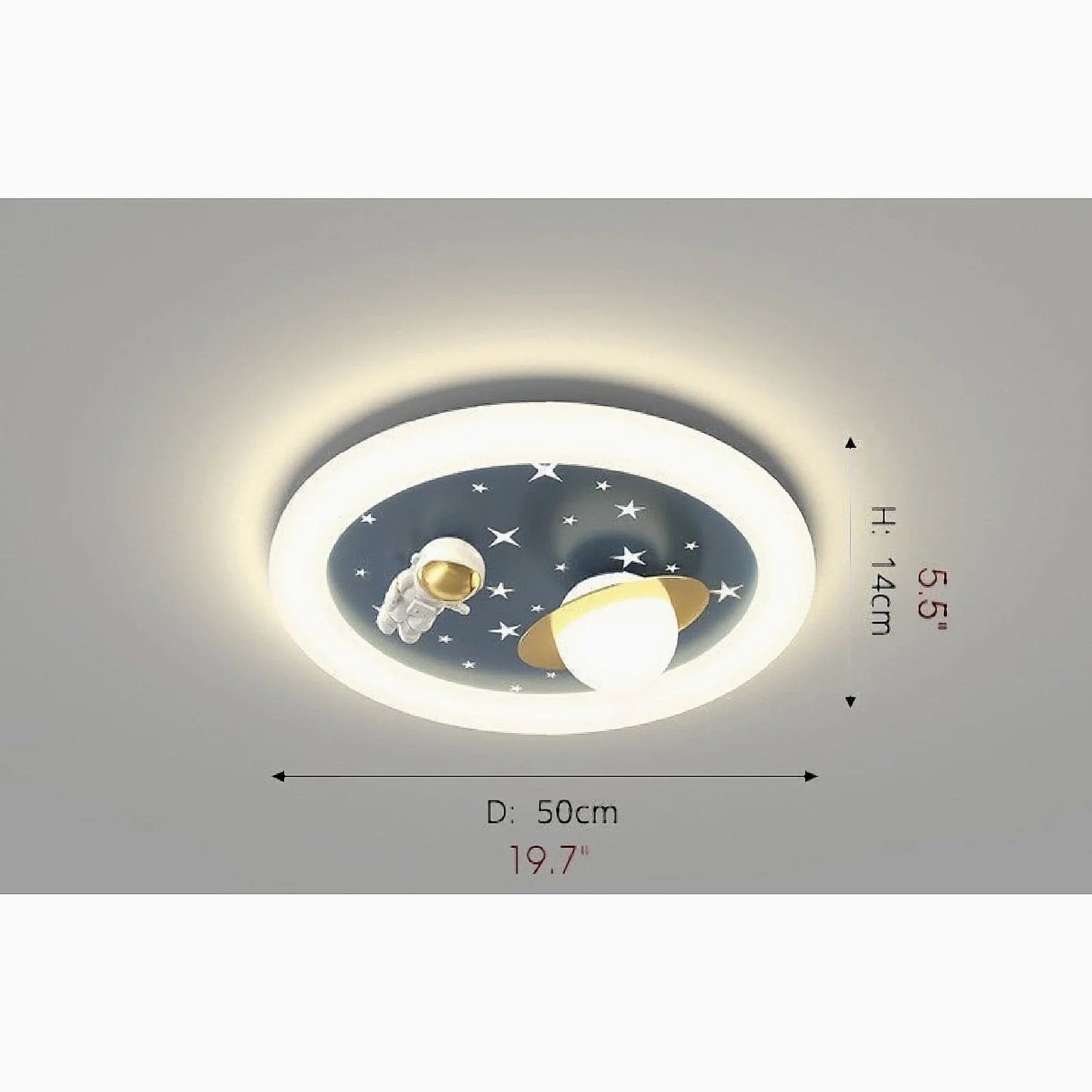 Marche-en-Famenne | Space Led Ceiling Lamp for kids room