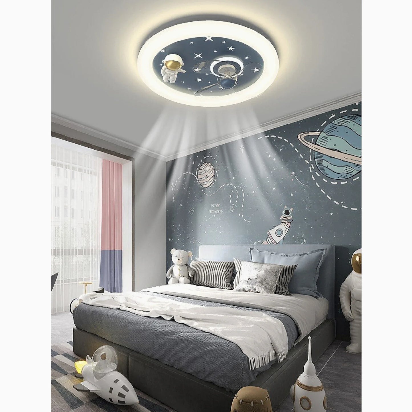 Marche-en-Famenne | Space Led Ceiling Lamp for kids room