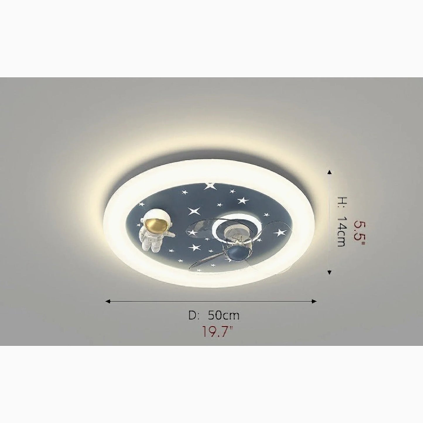 Marche-en-Famenne | Space Led Ceiling Lamp for kids room