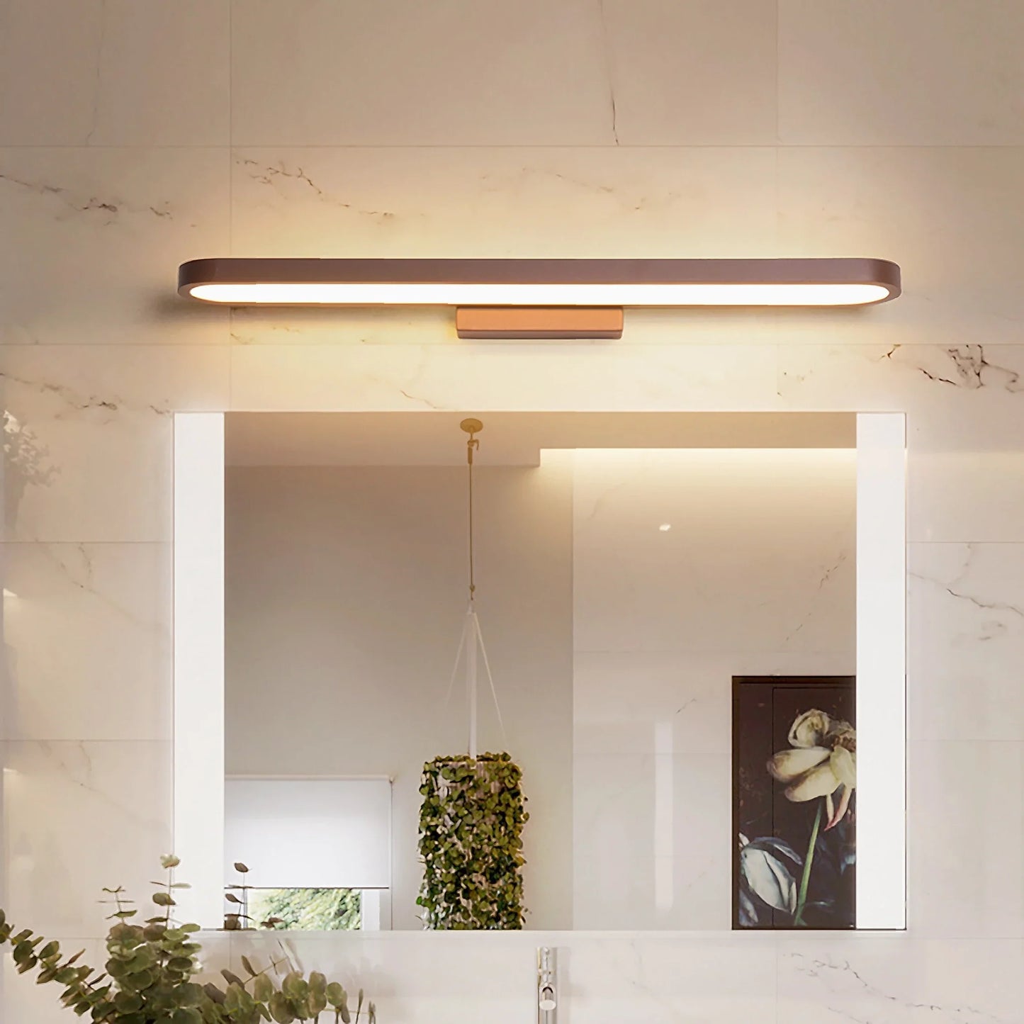 Mazarrón | Modern Brown LED Wall Light