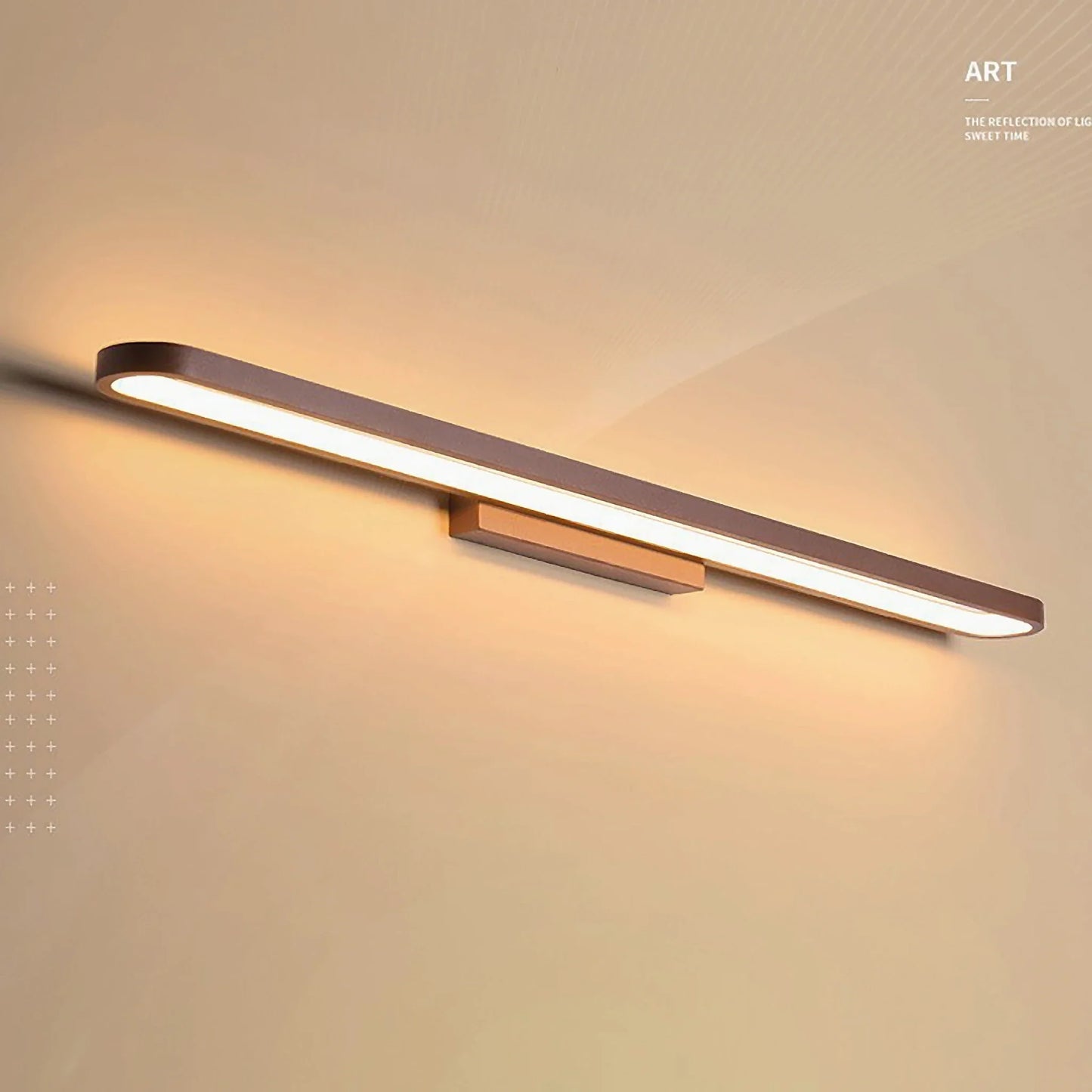 Mazarrón | Modern Brown LED Wall Light