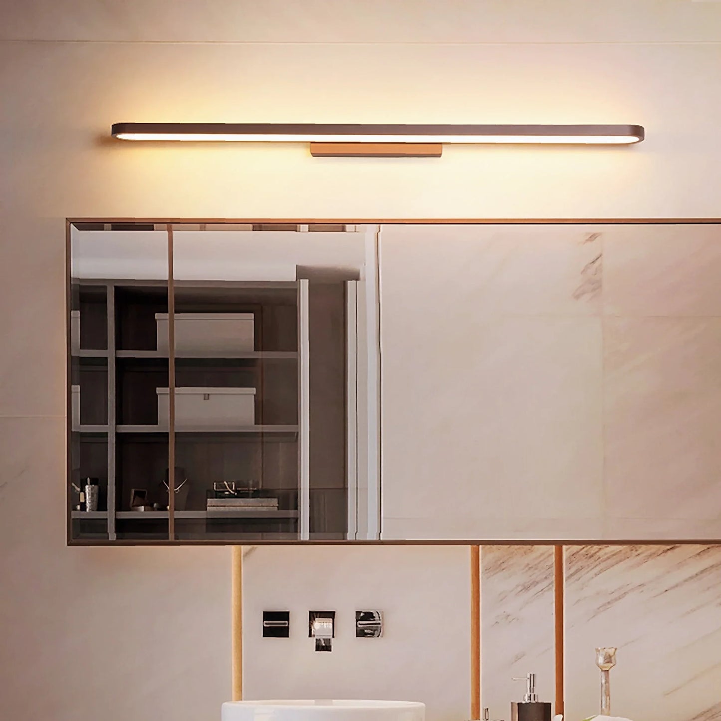 Mazarrón | Modern Brown LED Wall Light