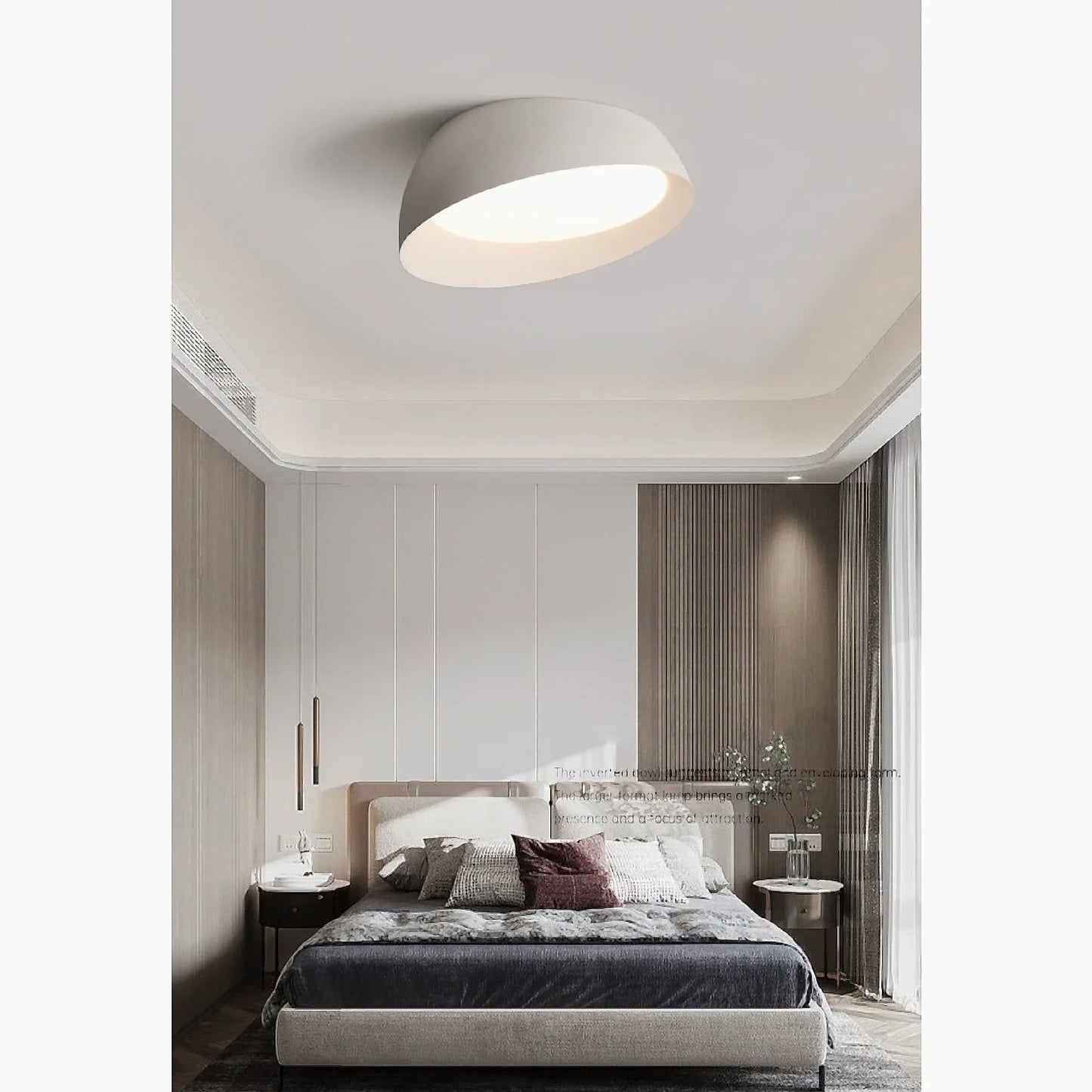 Minimalist Scandinavian Style LED  Spherical  Ceiling Light