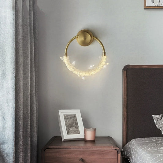 Mollerussa | Minimalist Luxury Crystal LED Wall Lamp