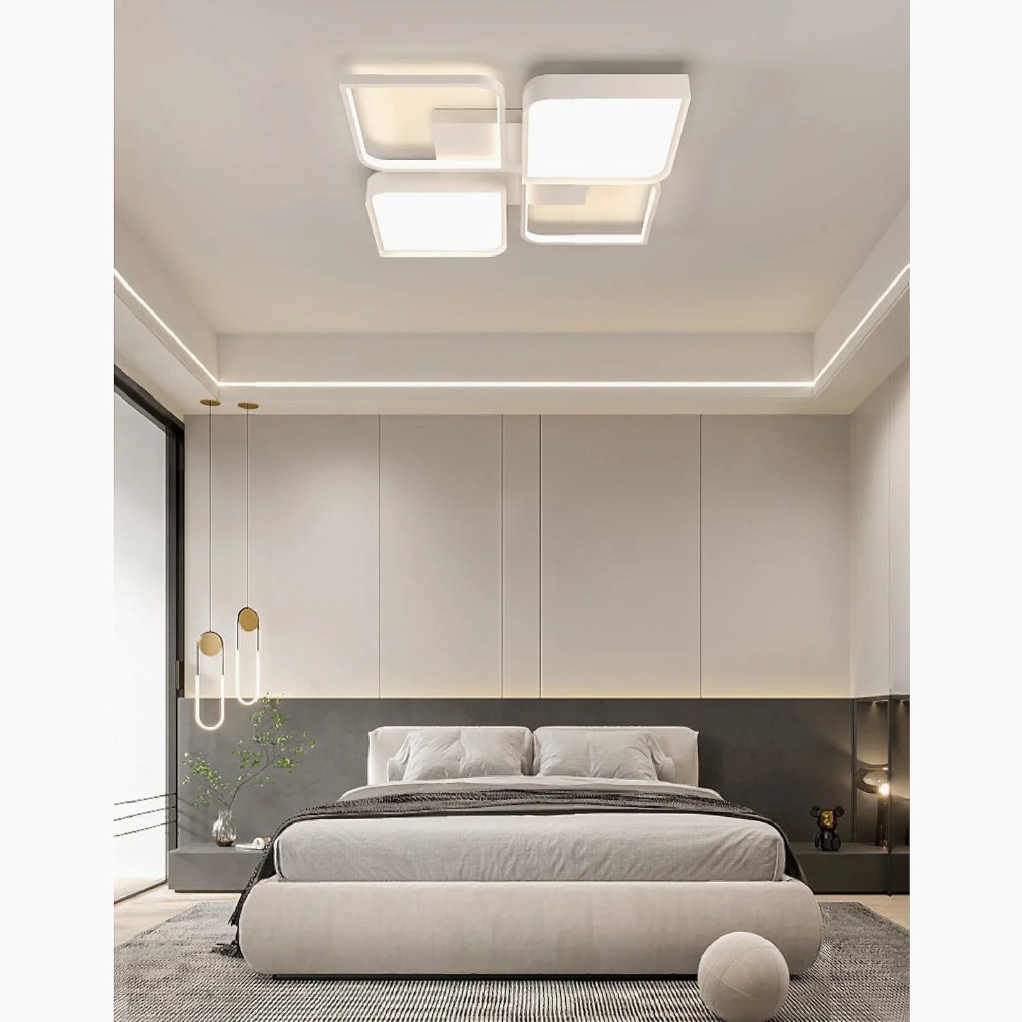 Mons | Modern Square LED Ceiling Light