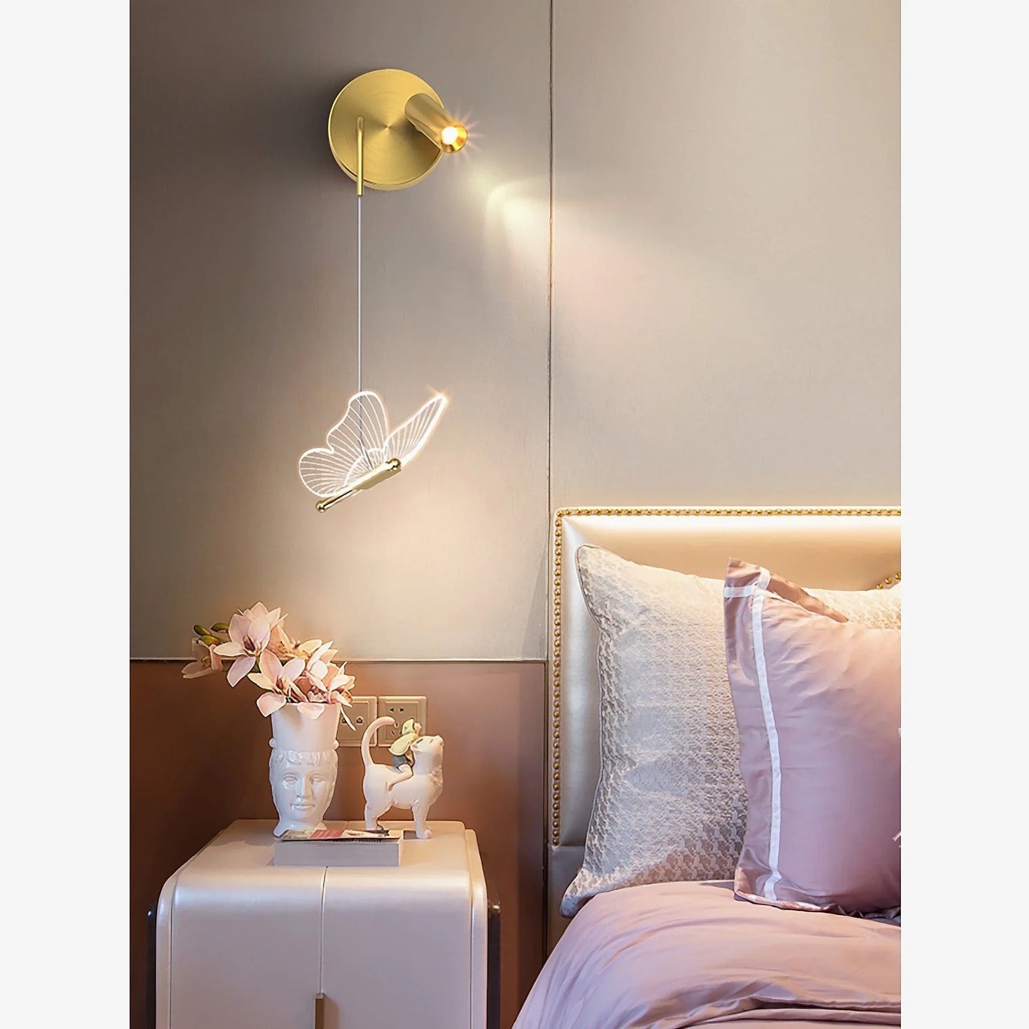 Montijo | Butterfly Bedside Wall Lamp for Kids Room