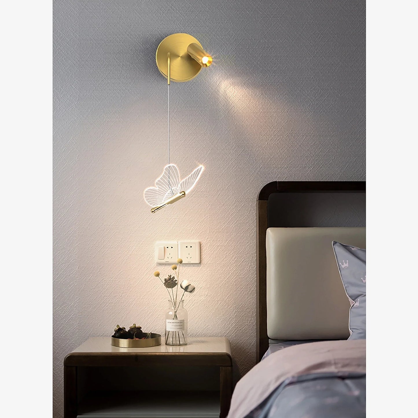 Montijo | Butterfly Bedside Wall Lamp for Kids Room