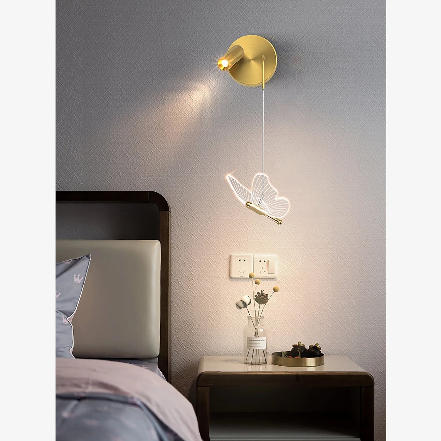 Montijo | Butterfly Bedside Wall Lamp for Kids Room