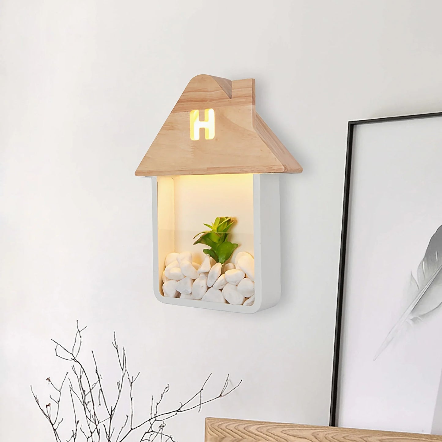 Telde | House shaped LED Wall Lamp for Kids Room