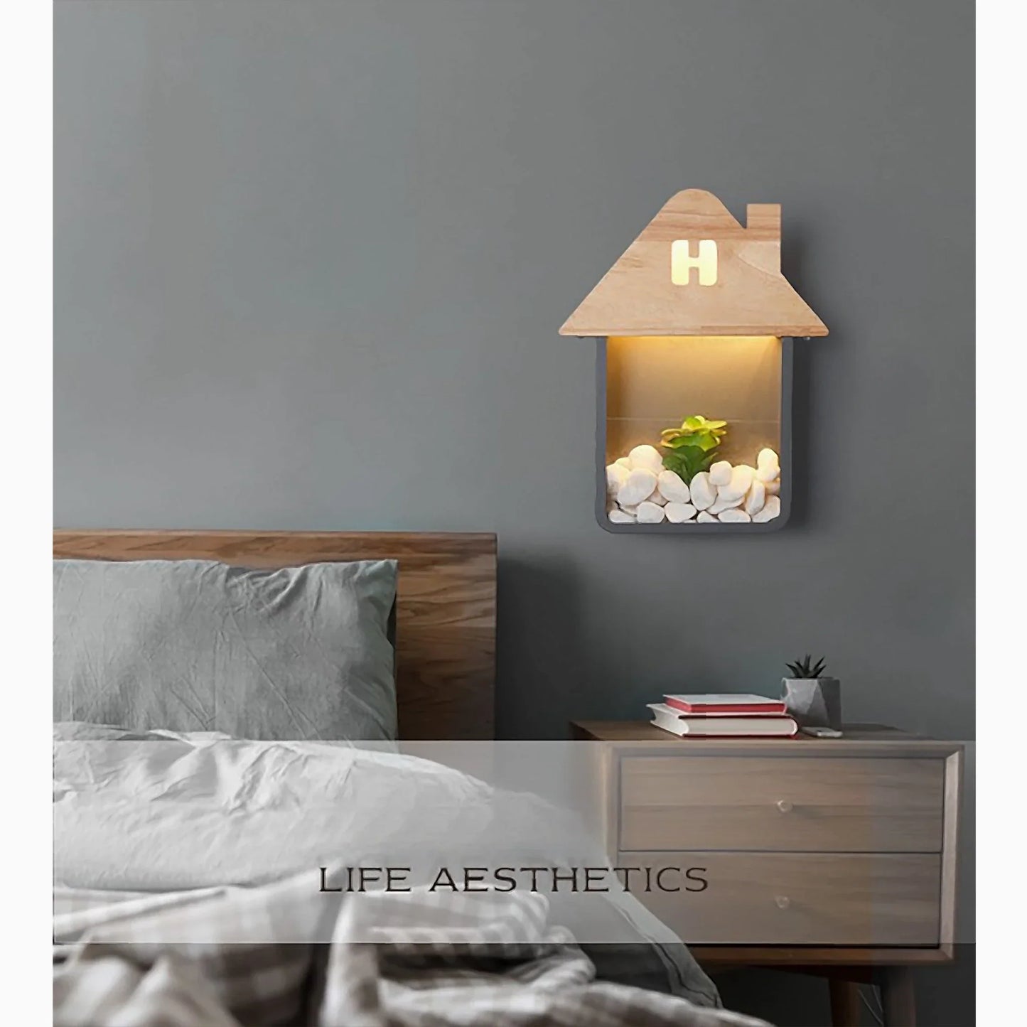 Telde | House shaped LED Wall Lamp for Kids Room