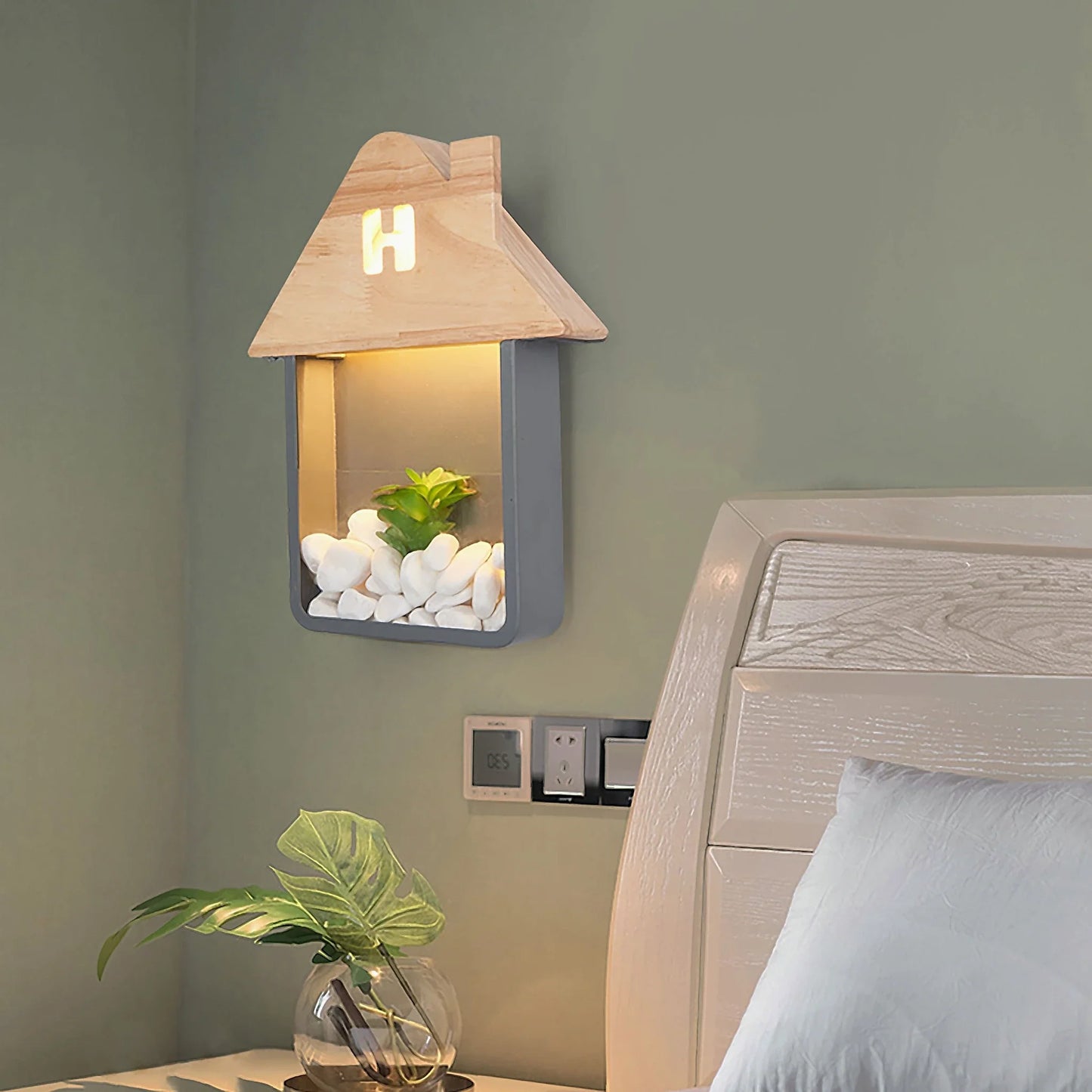 Telde | House shaped LED Wall Lamp for Kids Room