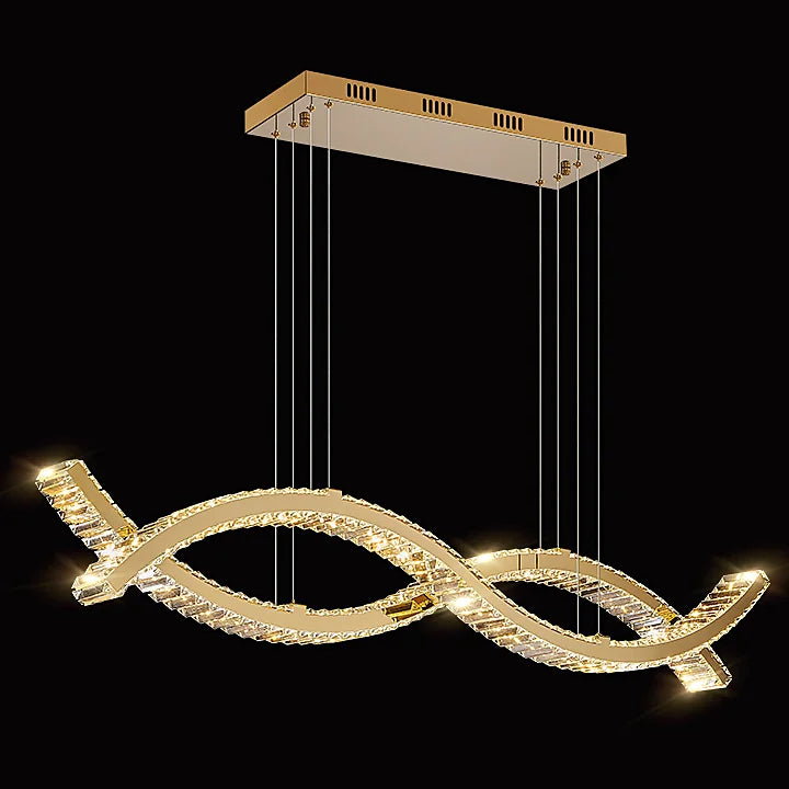 Tende | LED Chandelier in Wave Design