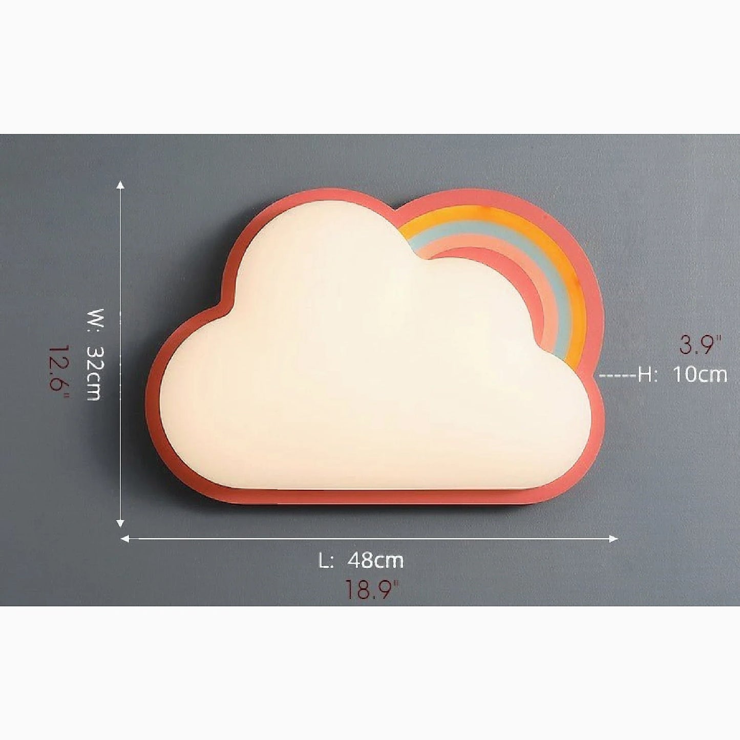 Thuin | Cloud Shaped LED Ceiling Light for kids room