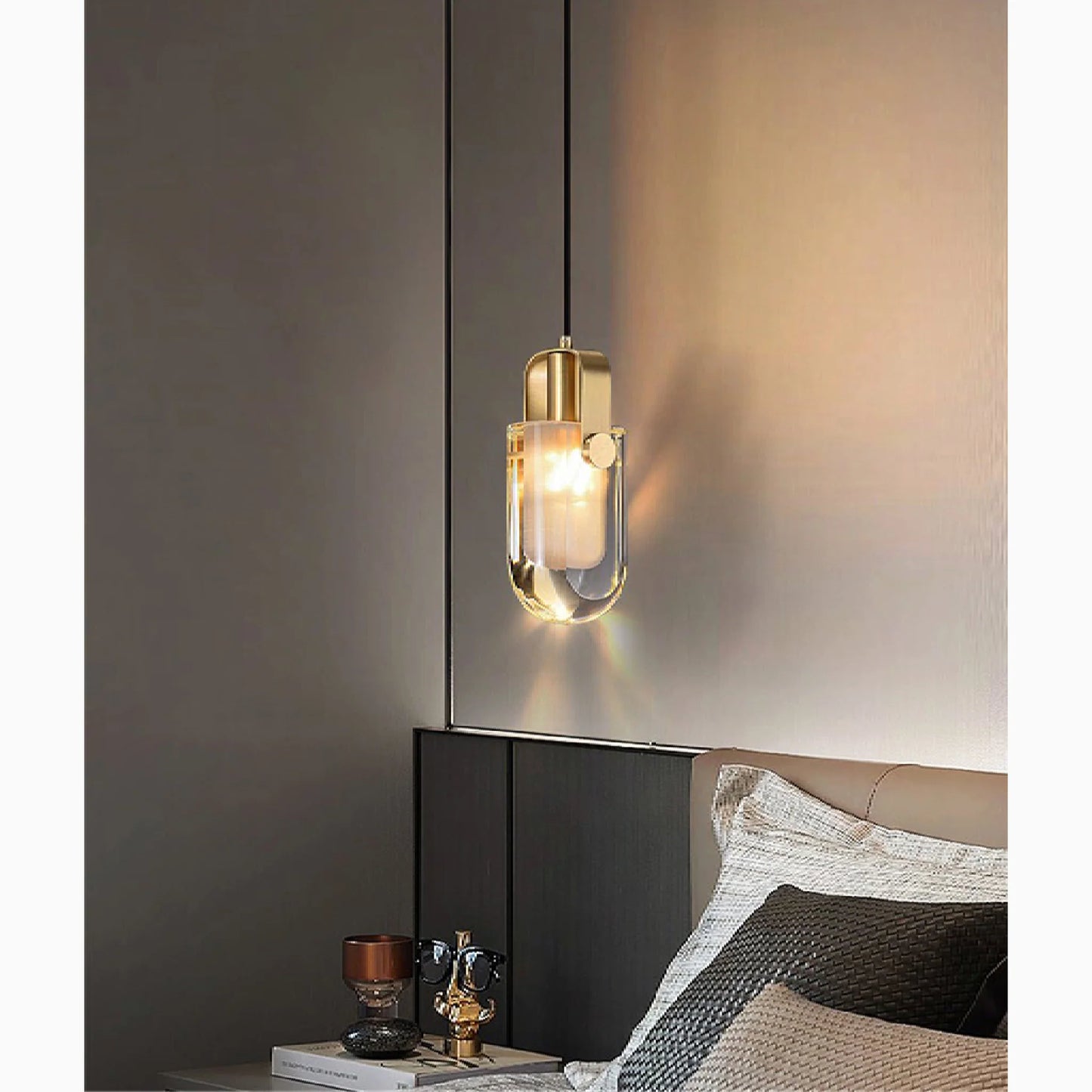 Toirano | Postmodern Crystal LED Chandelier For Bedroom