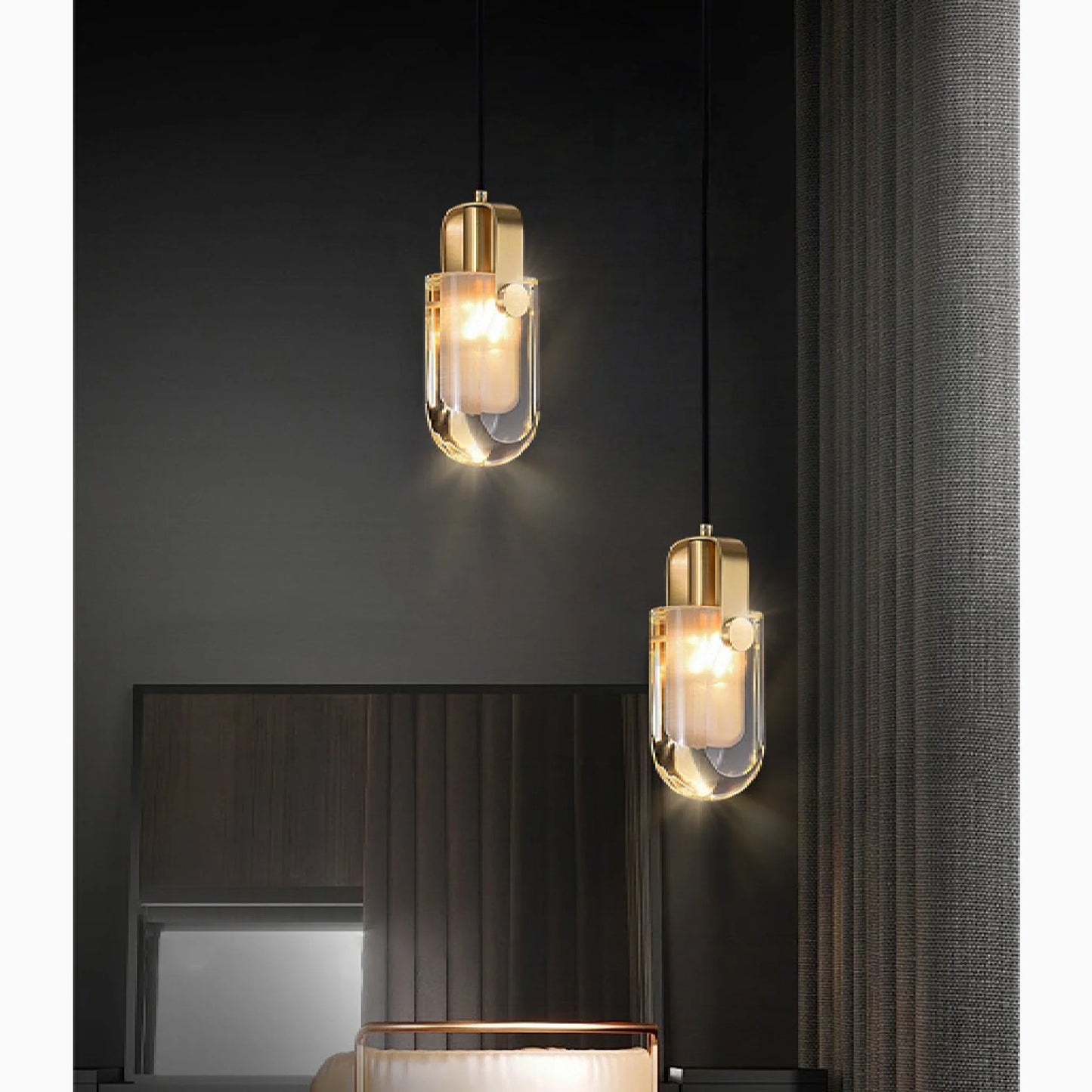 Toirano | Postmodern Crystal LED Chandelier For Bedroom