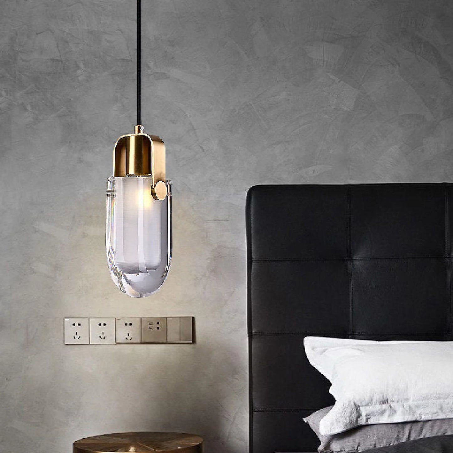 Toirano | Postmodern Crystal LED Chandelier For Bedroom