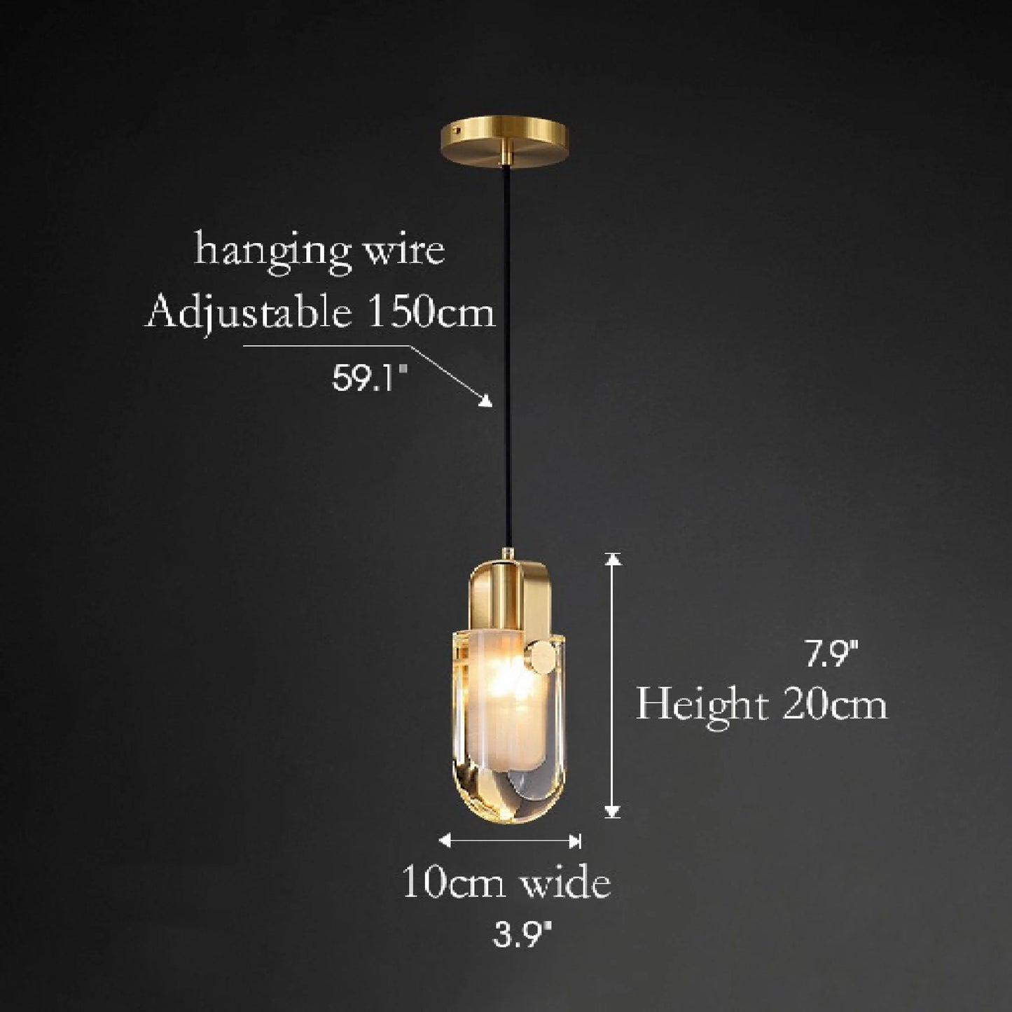 Toirano | Postmodern Crystal LED Chandelier For Bedroom