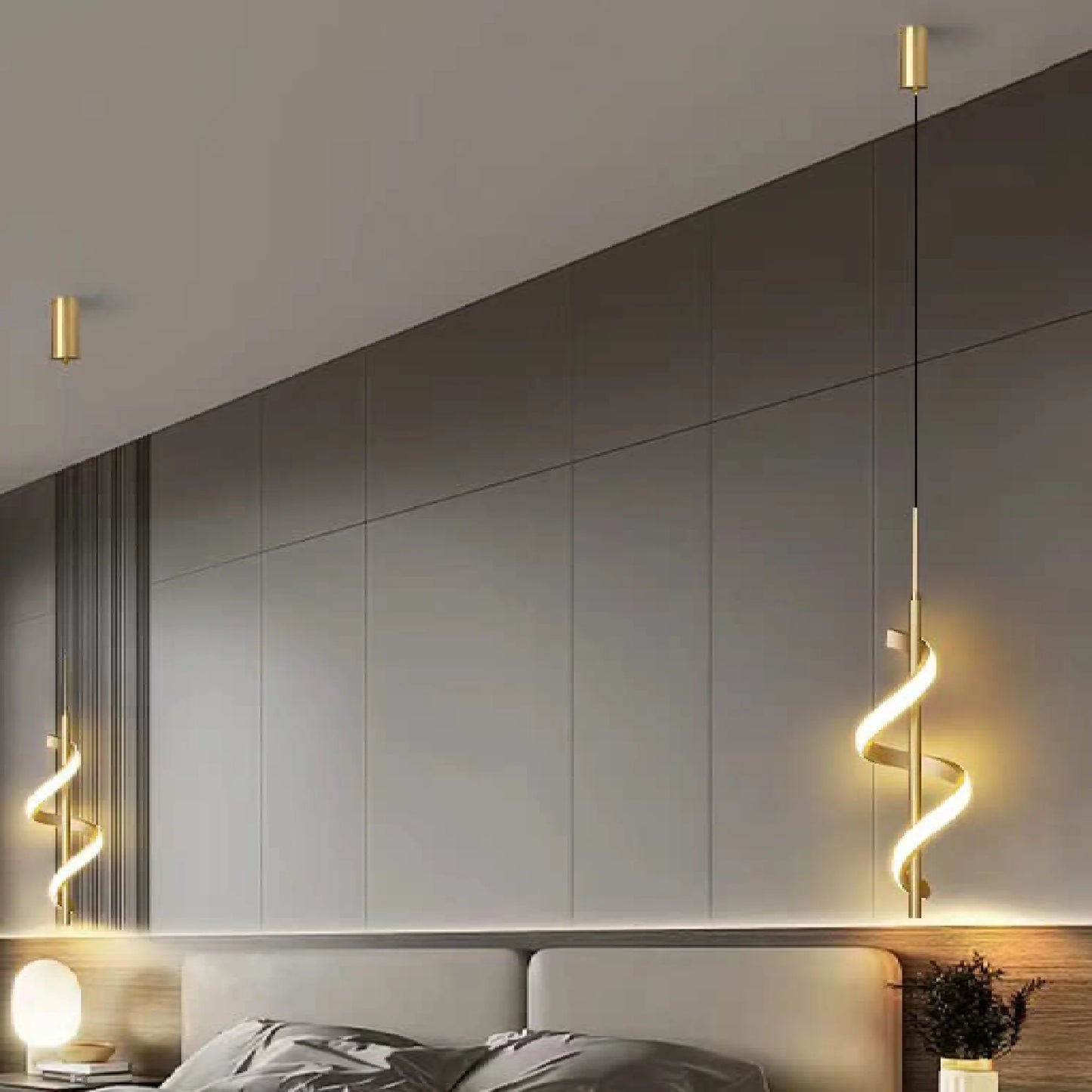 Tovo San Giacomo | Ribbon Design Chandelier for Bedroom