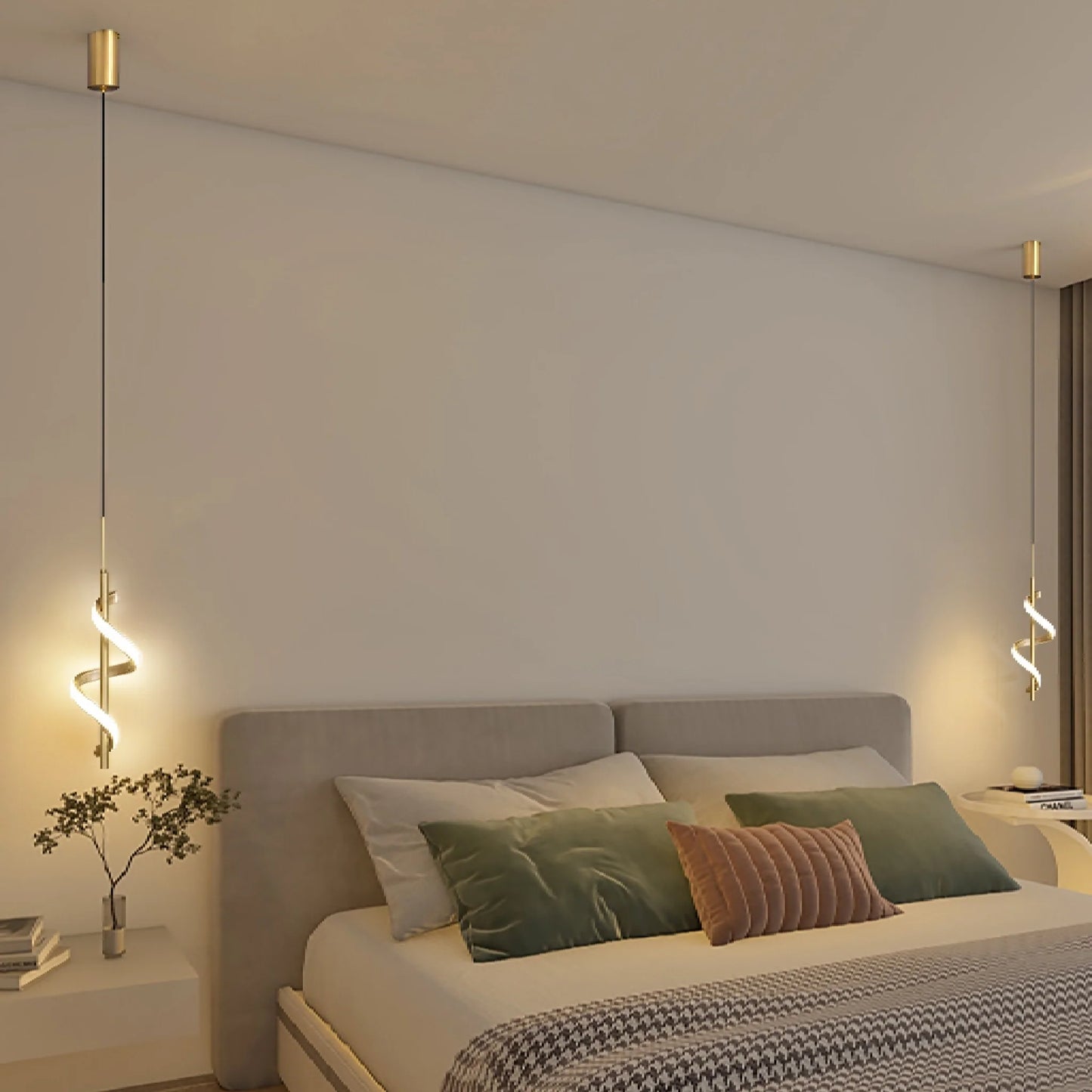 Tovo San Giacomo | Ribbon Design Chandelier for Bedroom