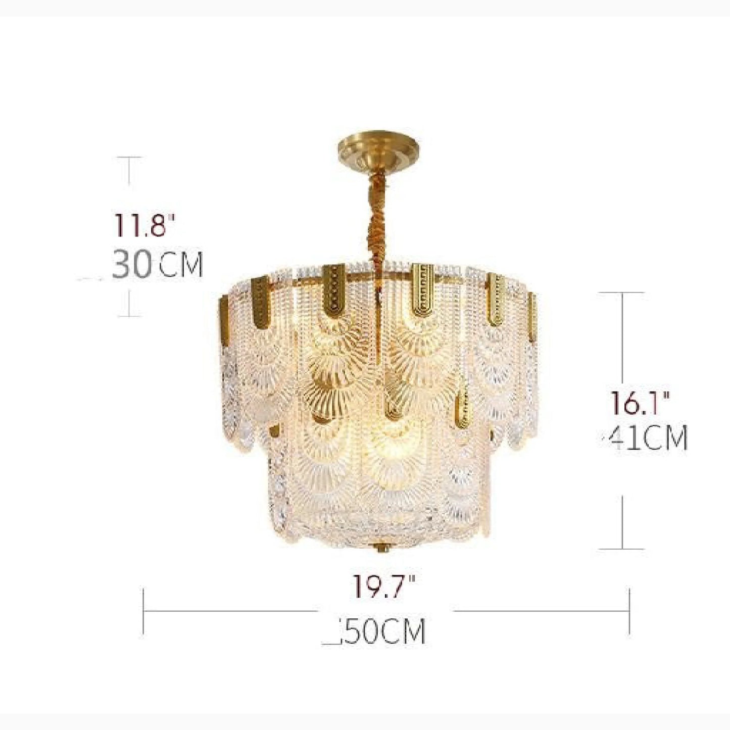 Uzwil | Vintage Drum Copper LED Pendant Light for Bedroom, Living Room|