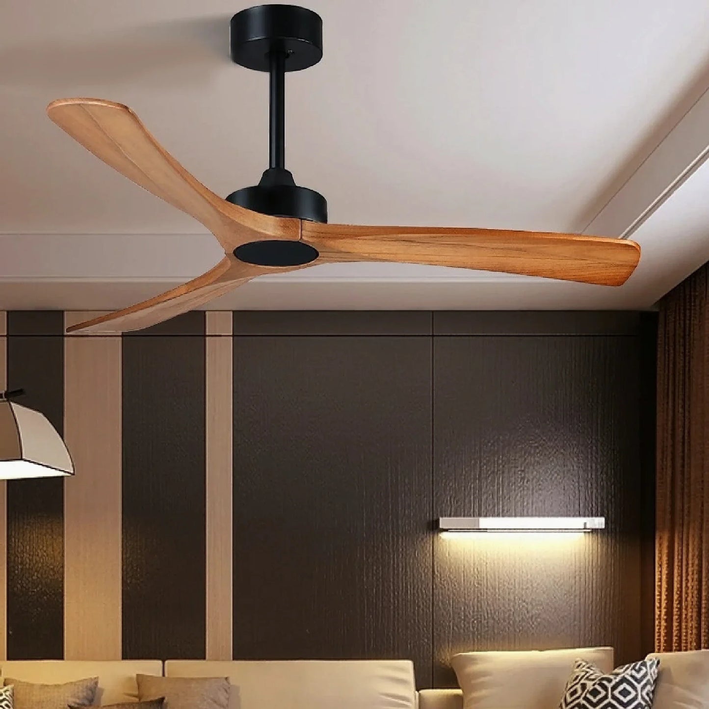 Valdepeñas | Modern Design Wooden Led Ceiling Fan