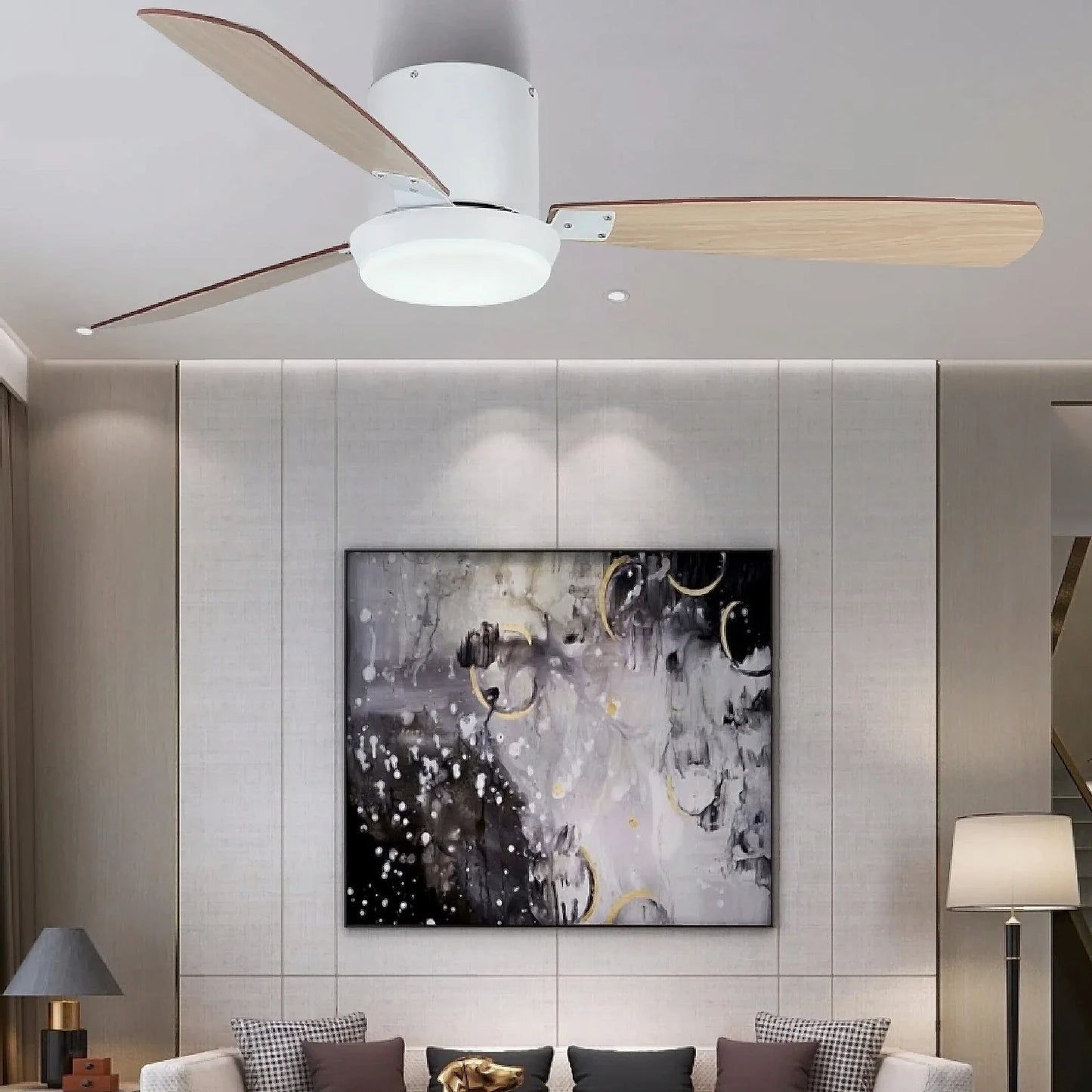 Valencia | Ceiling Fan with Lamp and Remote Control