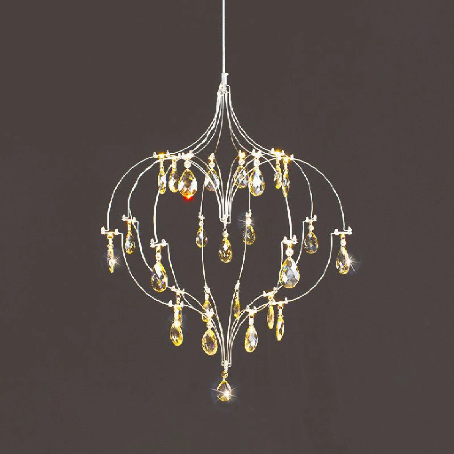 Vernier | Luxury LED Chandelier Heart Shaped for Dining Room, Living Room