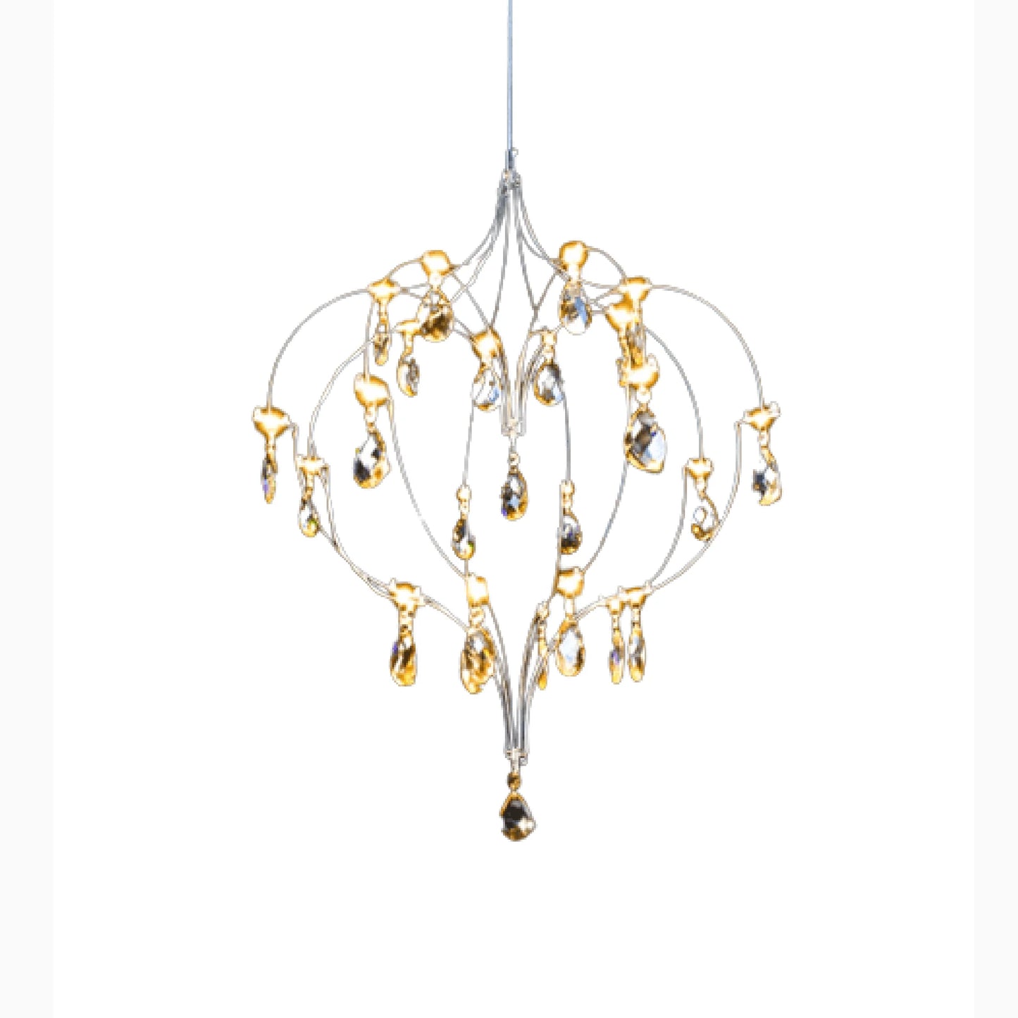 Vernier | Luxury LED Chandelier Heart Shaped for Dining Room, Living Room