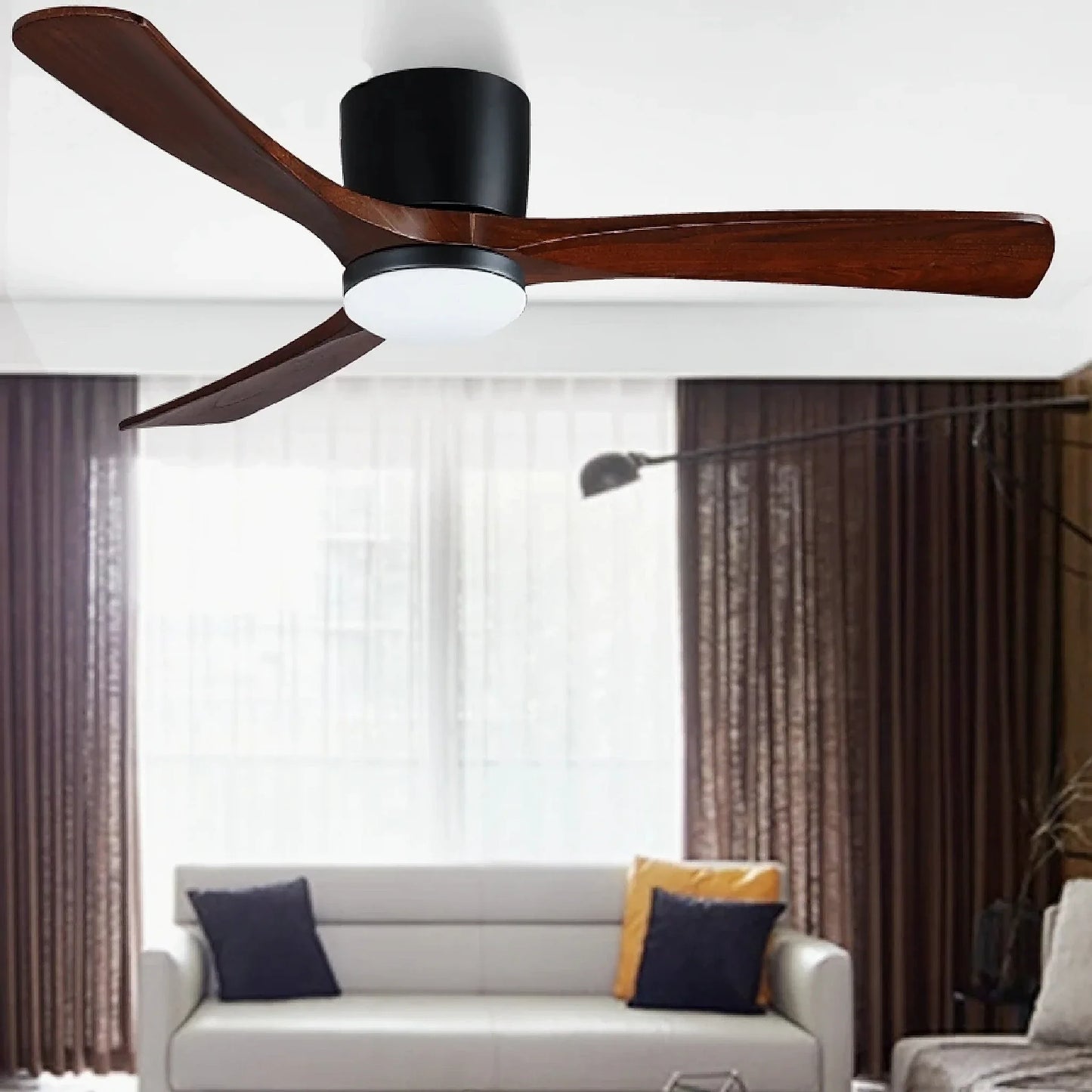 Vigo | Modern Ceiling Fan with Lamp and Remote Control