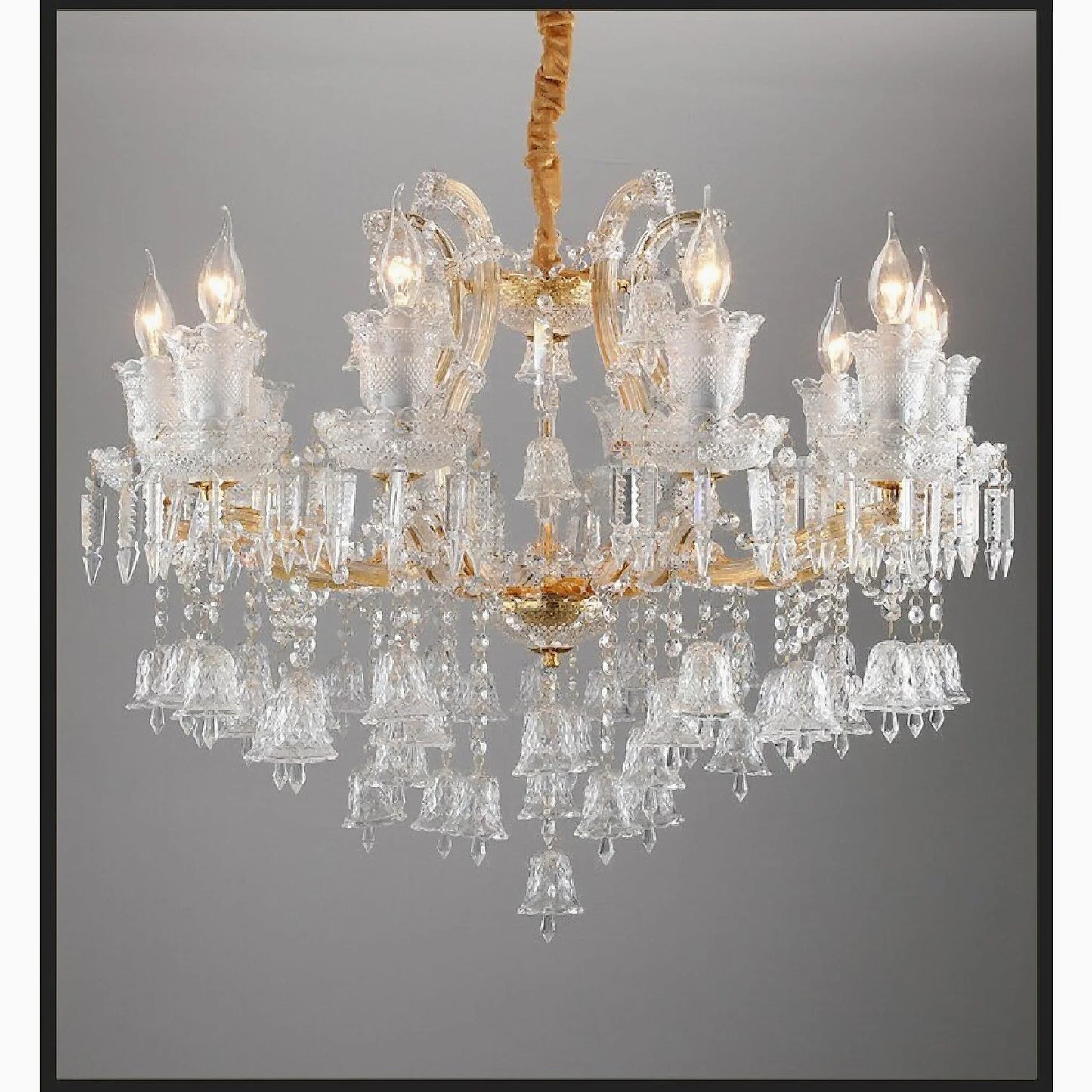 Villars-sur-Glâne | European-style Wind Chime Luxury Crystal Candle Chandelier